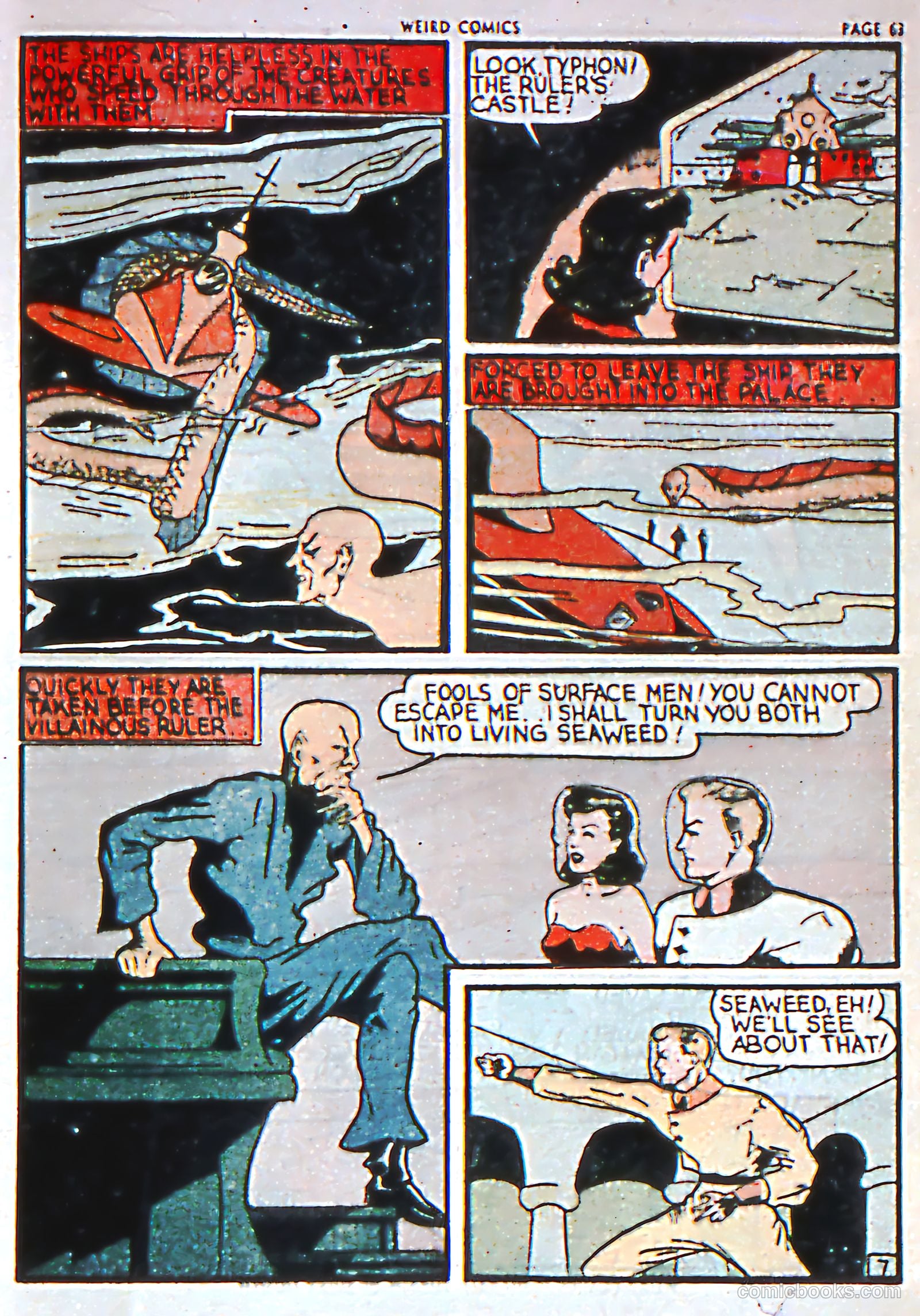 Weird Comics #1 (1940) — page 63 of 66