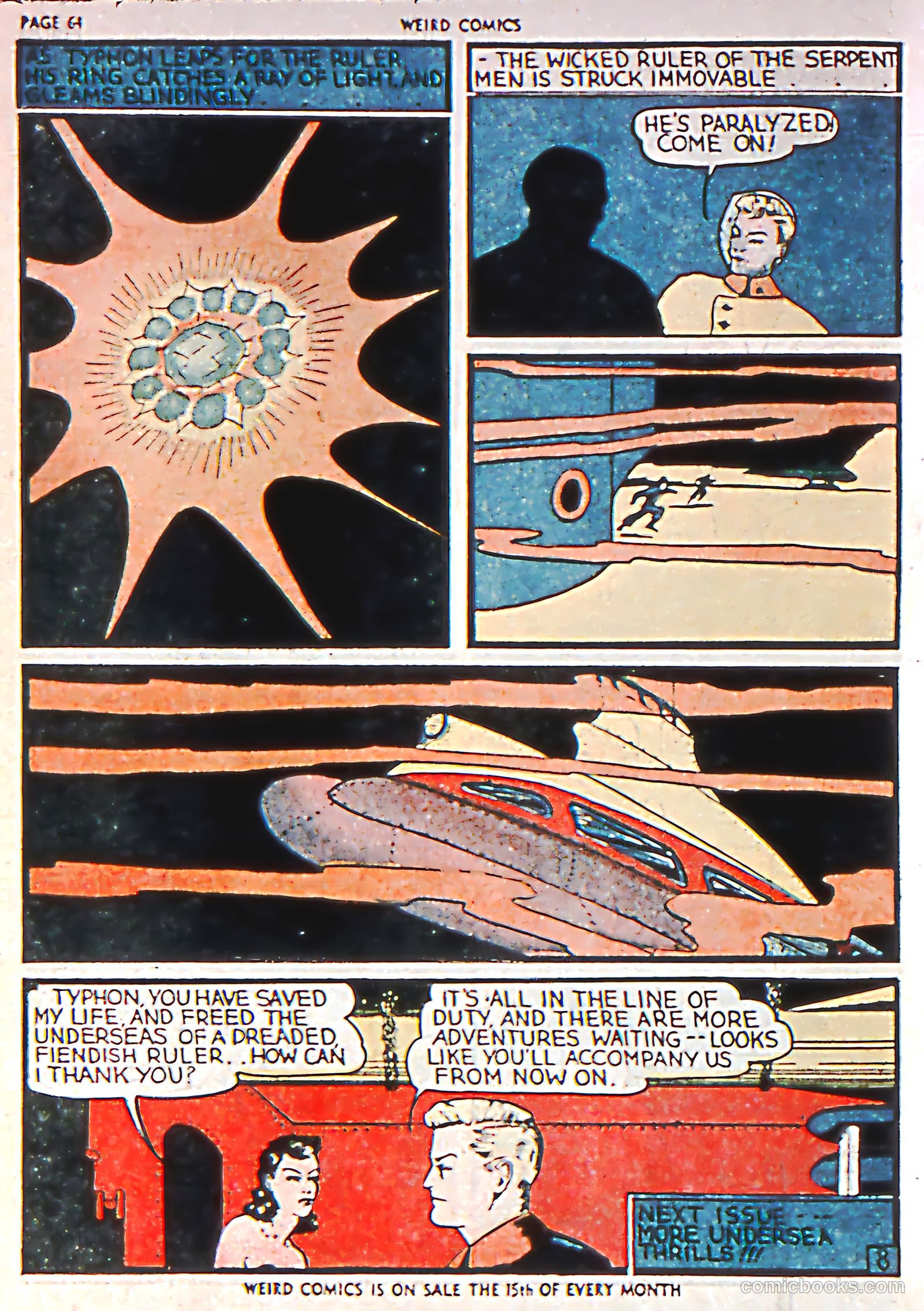 Weird Comics #1 (1940) — page 64 of 66