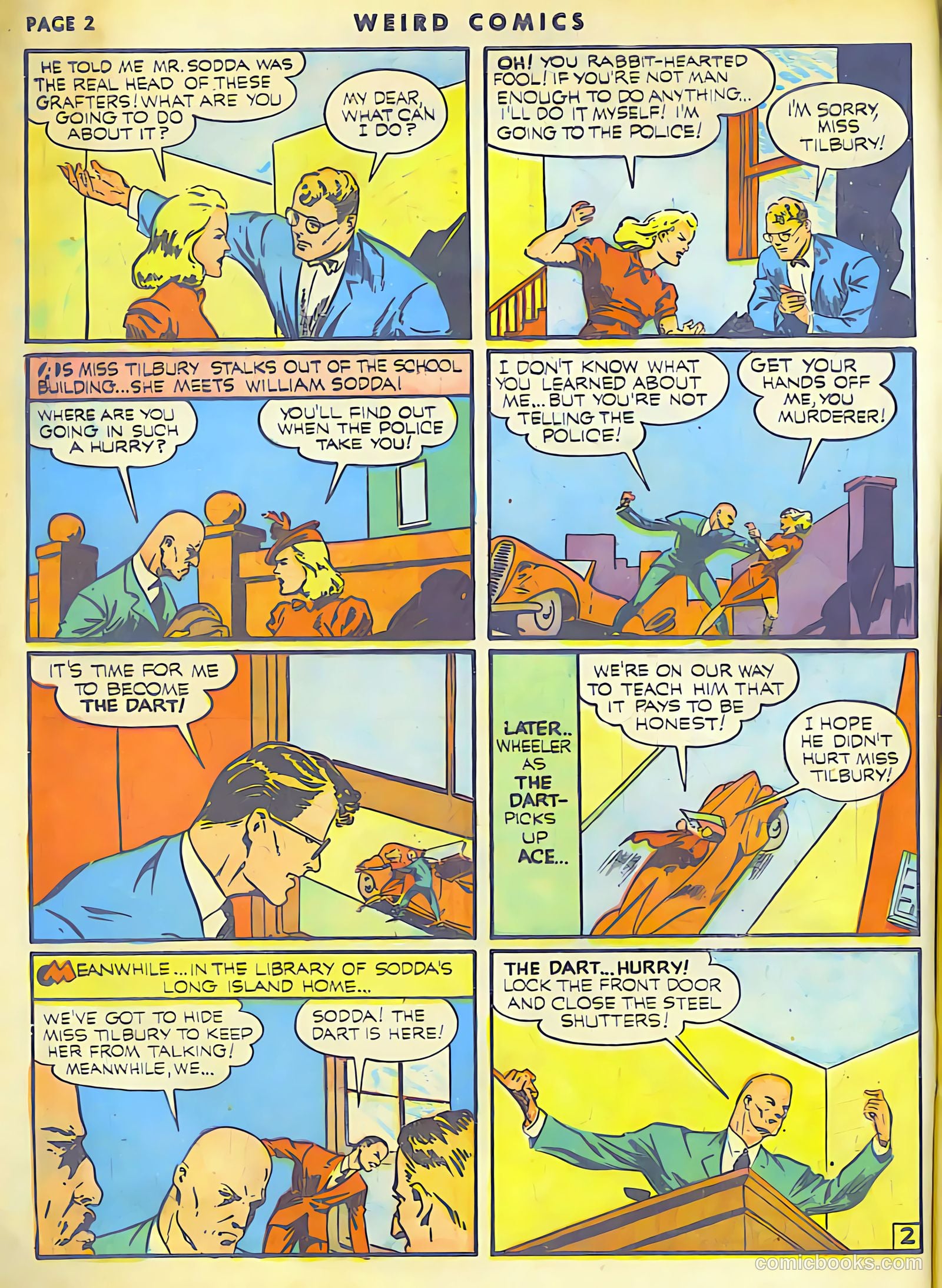 Weird Comics #10 (1941) — page 3 of 60