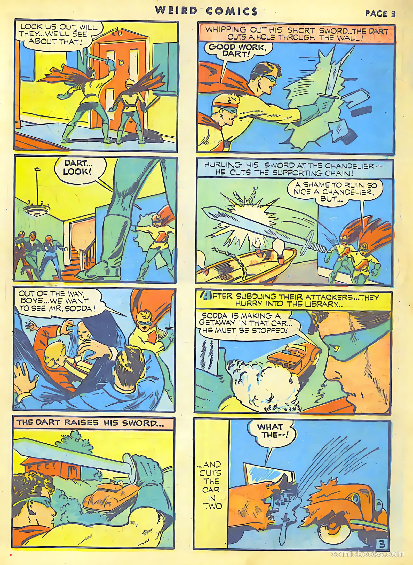 Weird Comics #10 (1941) — page 4 of 60