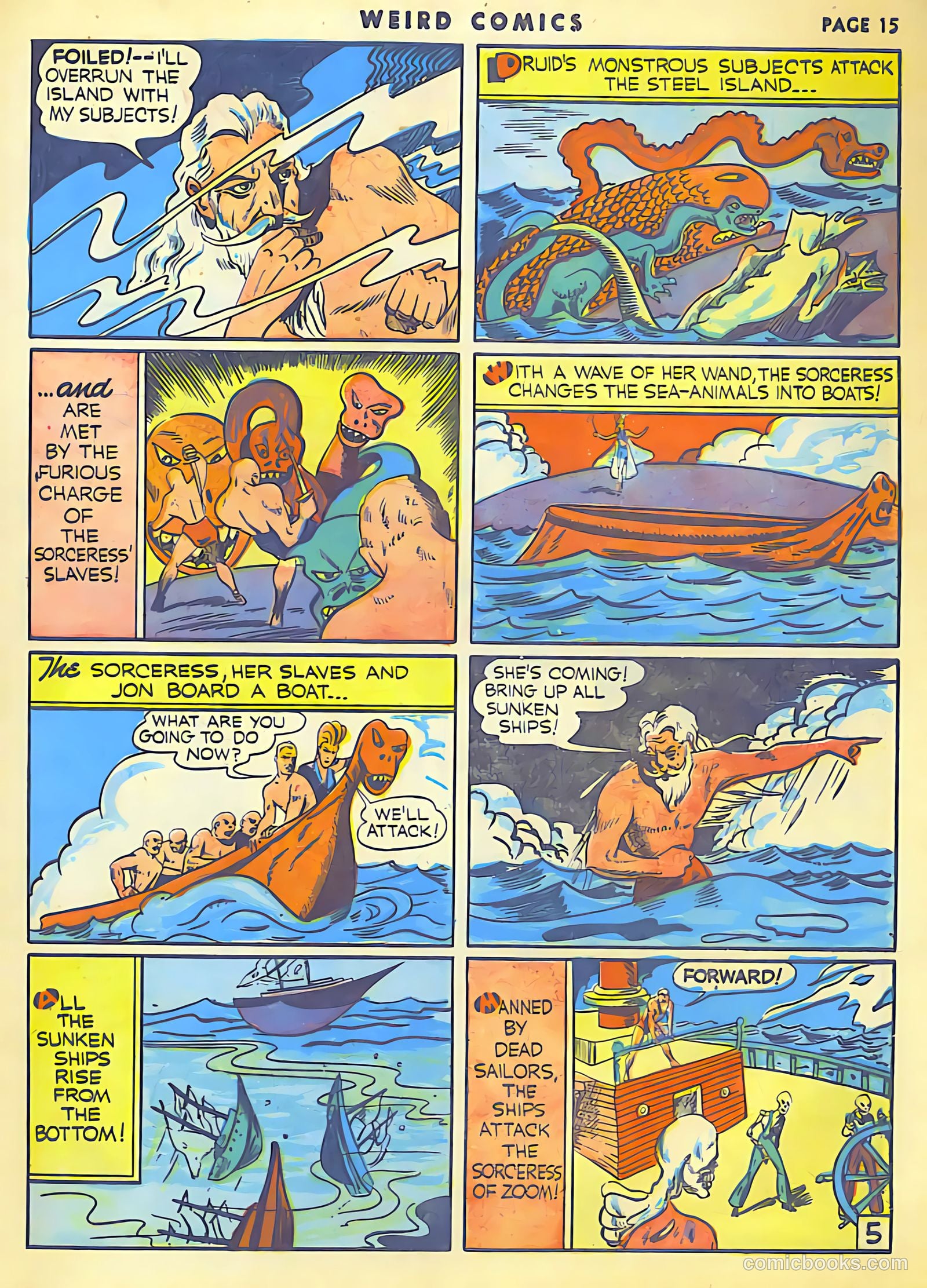 Weird Comics #10 (1941) — page 16 of 60