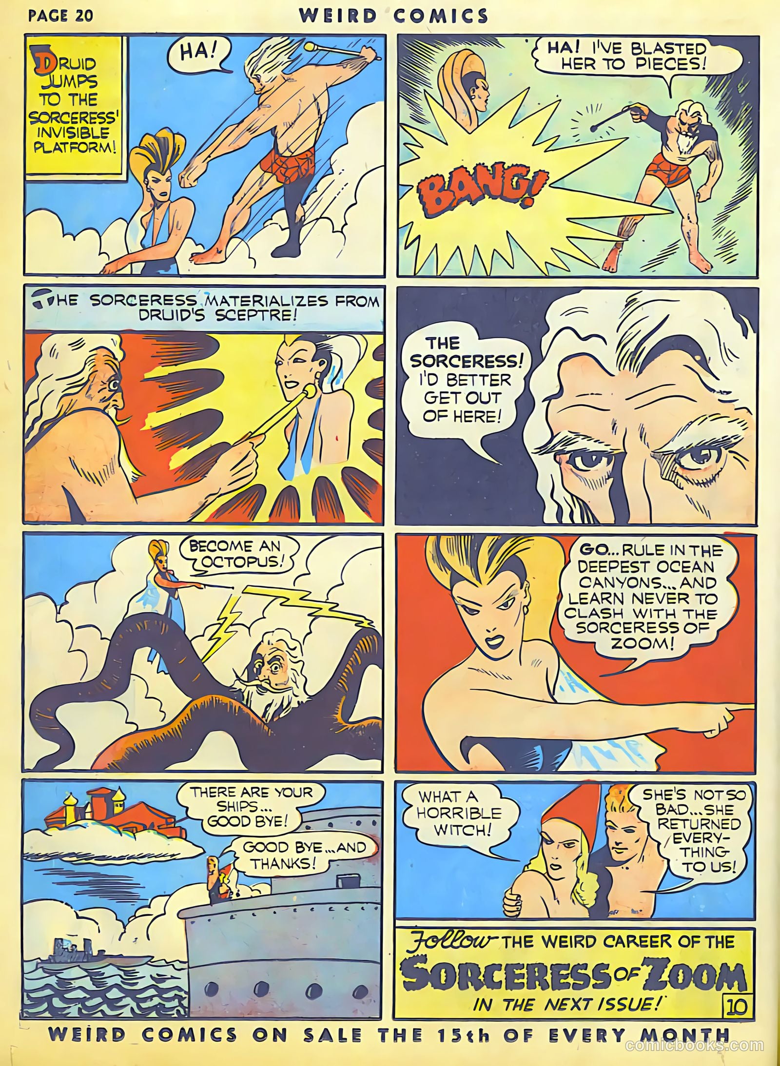 Weird Comics #10 (1941) — page 21 of 60