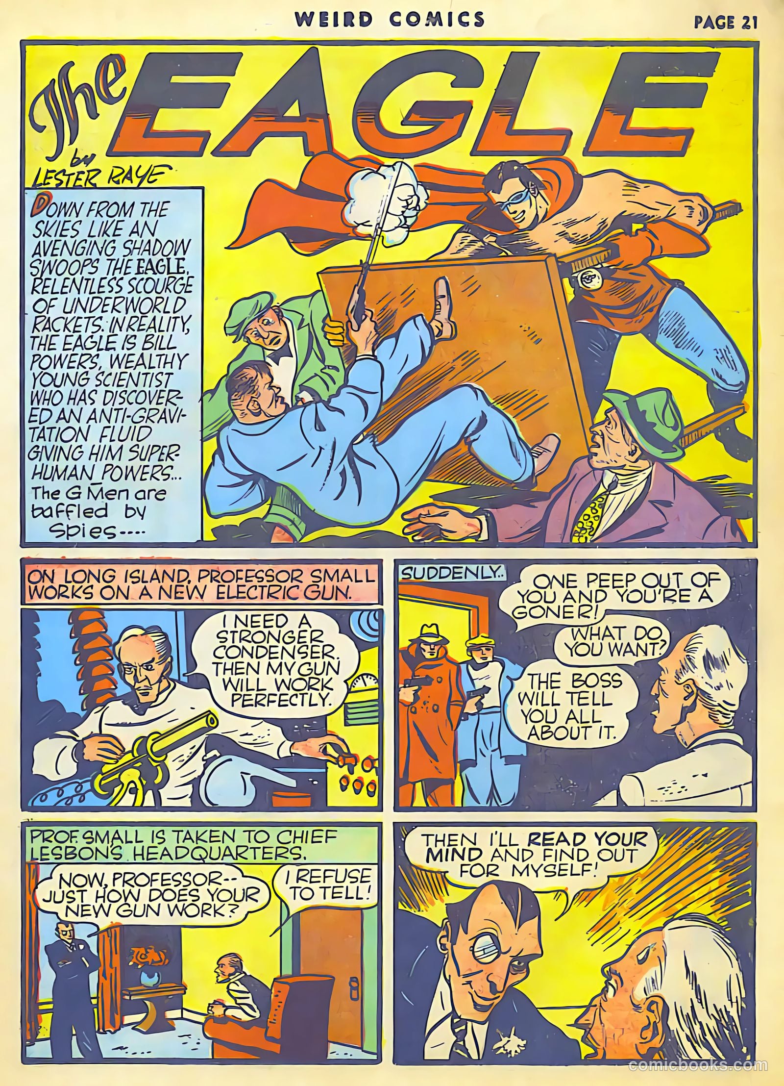Weird Comics #10 (1941) — page 22 of 60