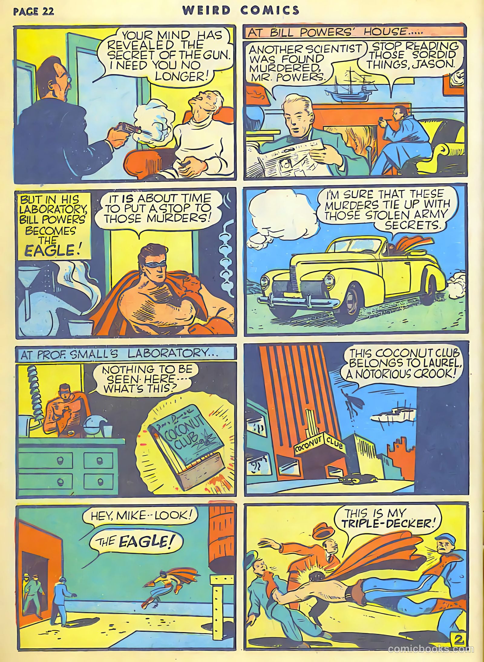 Weird Comics #10 (1941) — page 23 of 60