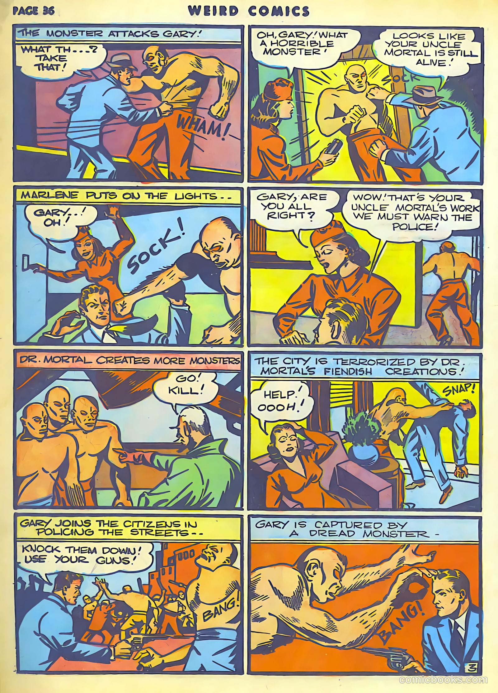 Weird Comics #10 (1941) — page 34 of 60