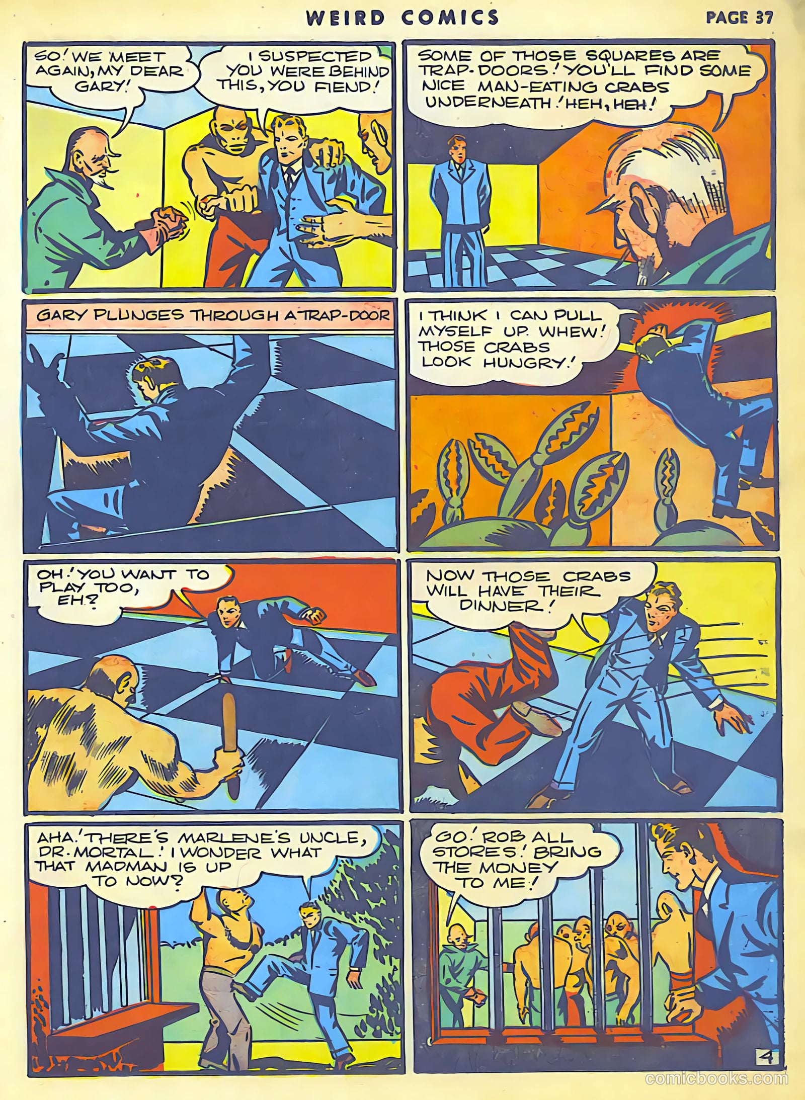 Weird Comics #10 (1941) — page 35 of 60