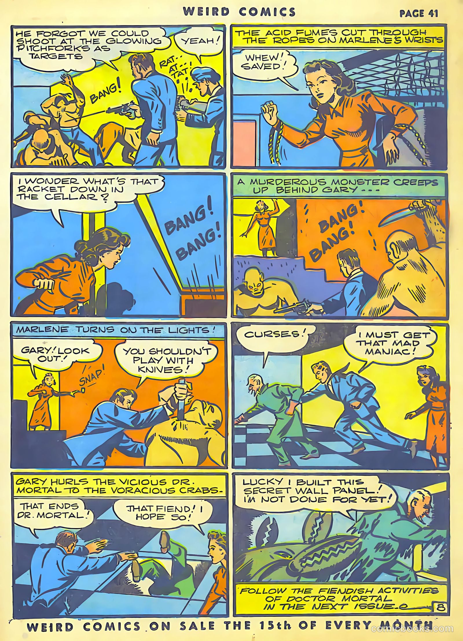 Weird Comics #10 (1941) — page 39 of 60
