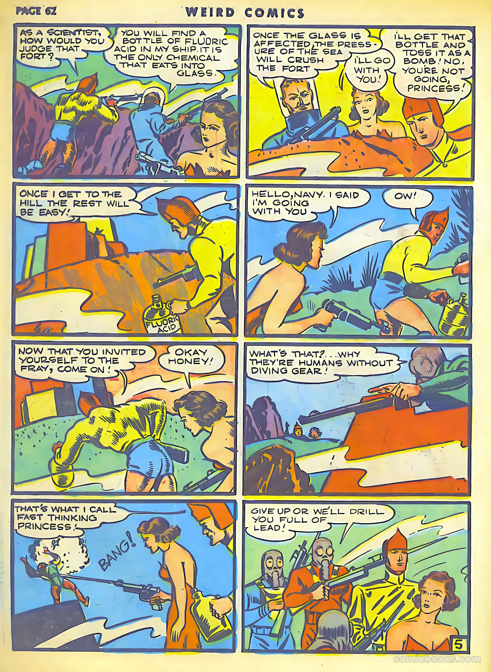 Weird Comics #10 (1941) — page 58 of 60