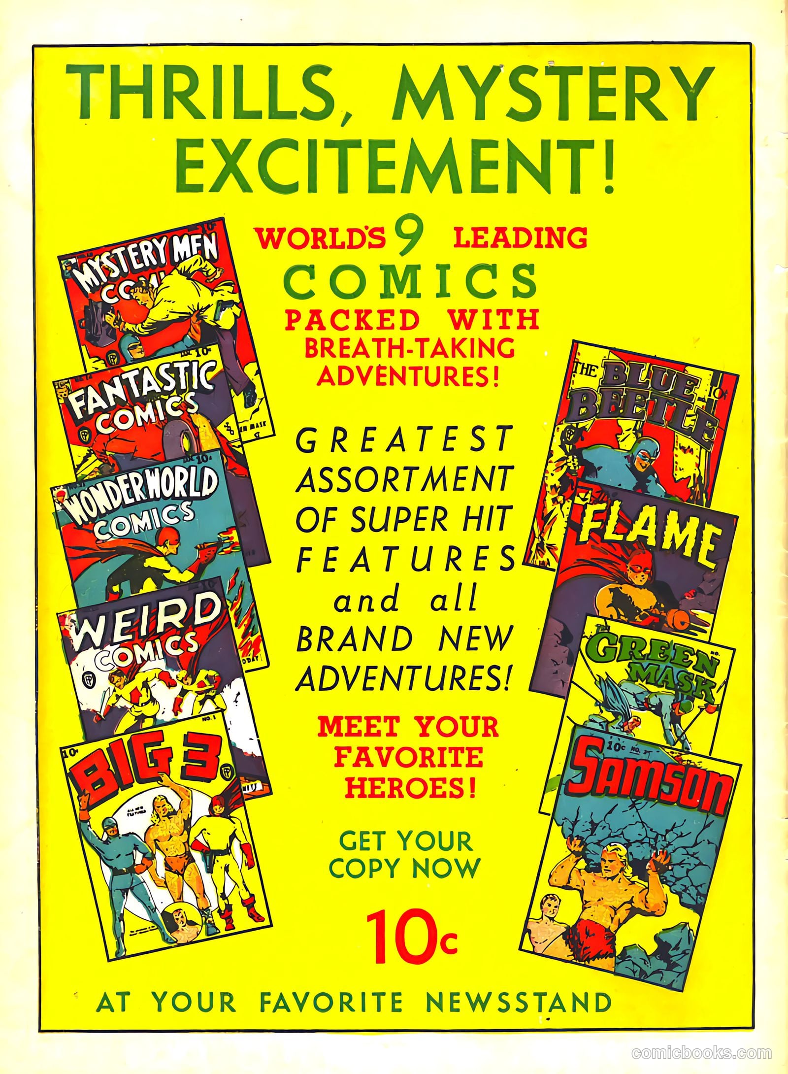 Weird Comics #10 (1941) — page 60 of 60