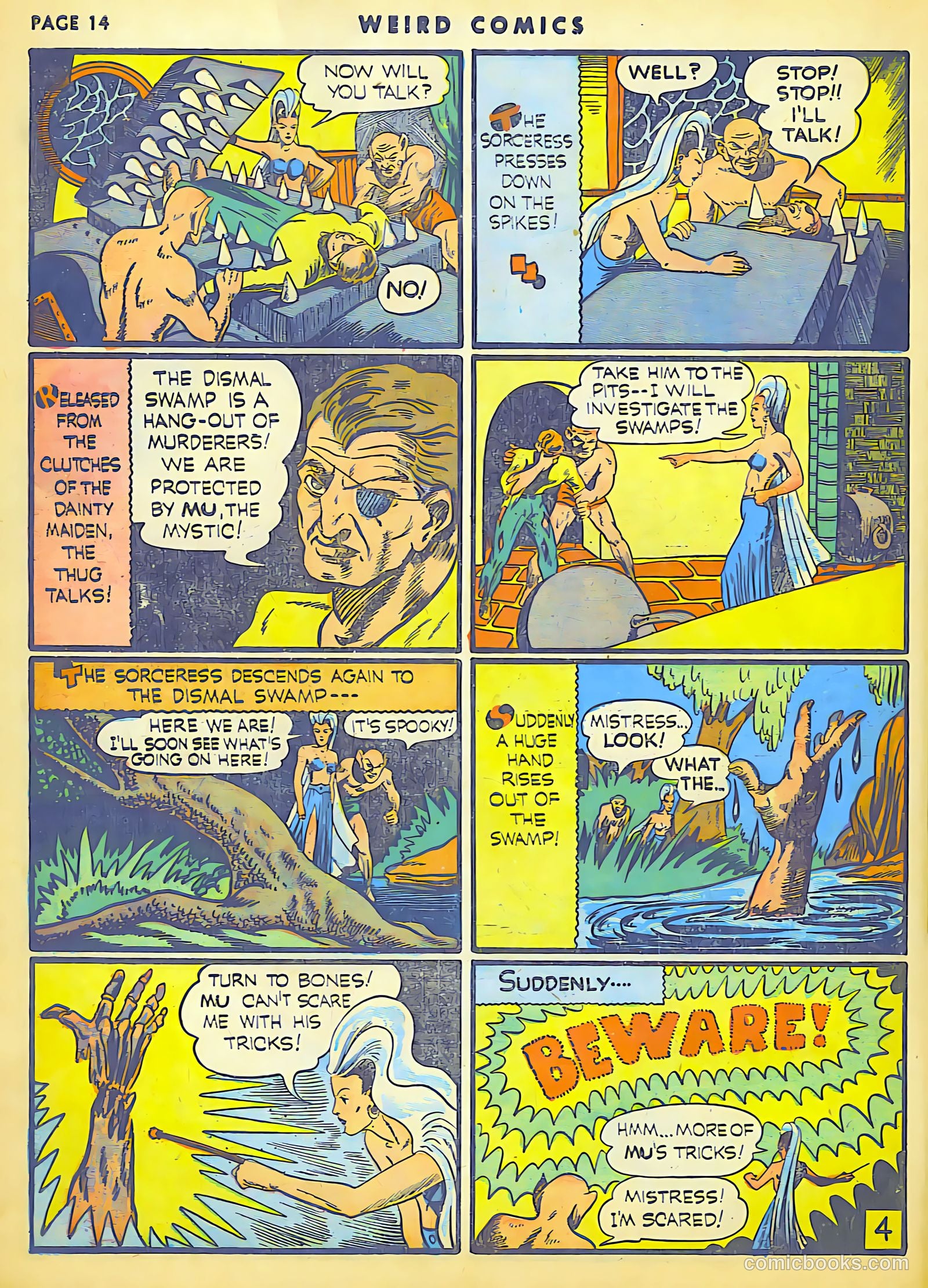 Weird Comics #11 (1941) — page 16 of 66