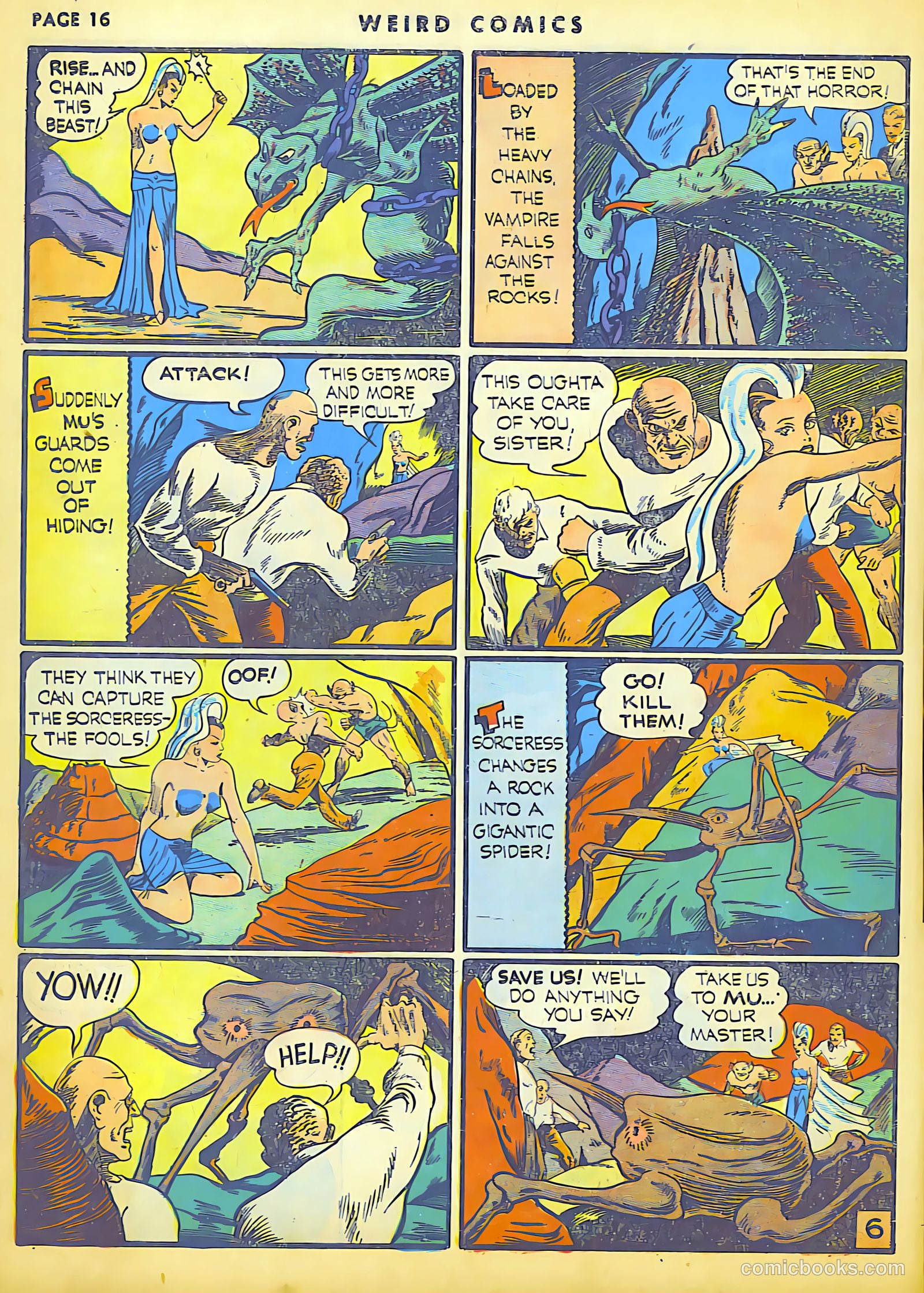 Weird Comics #11 (1941) — page 18 of 66