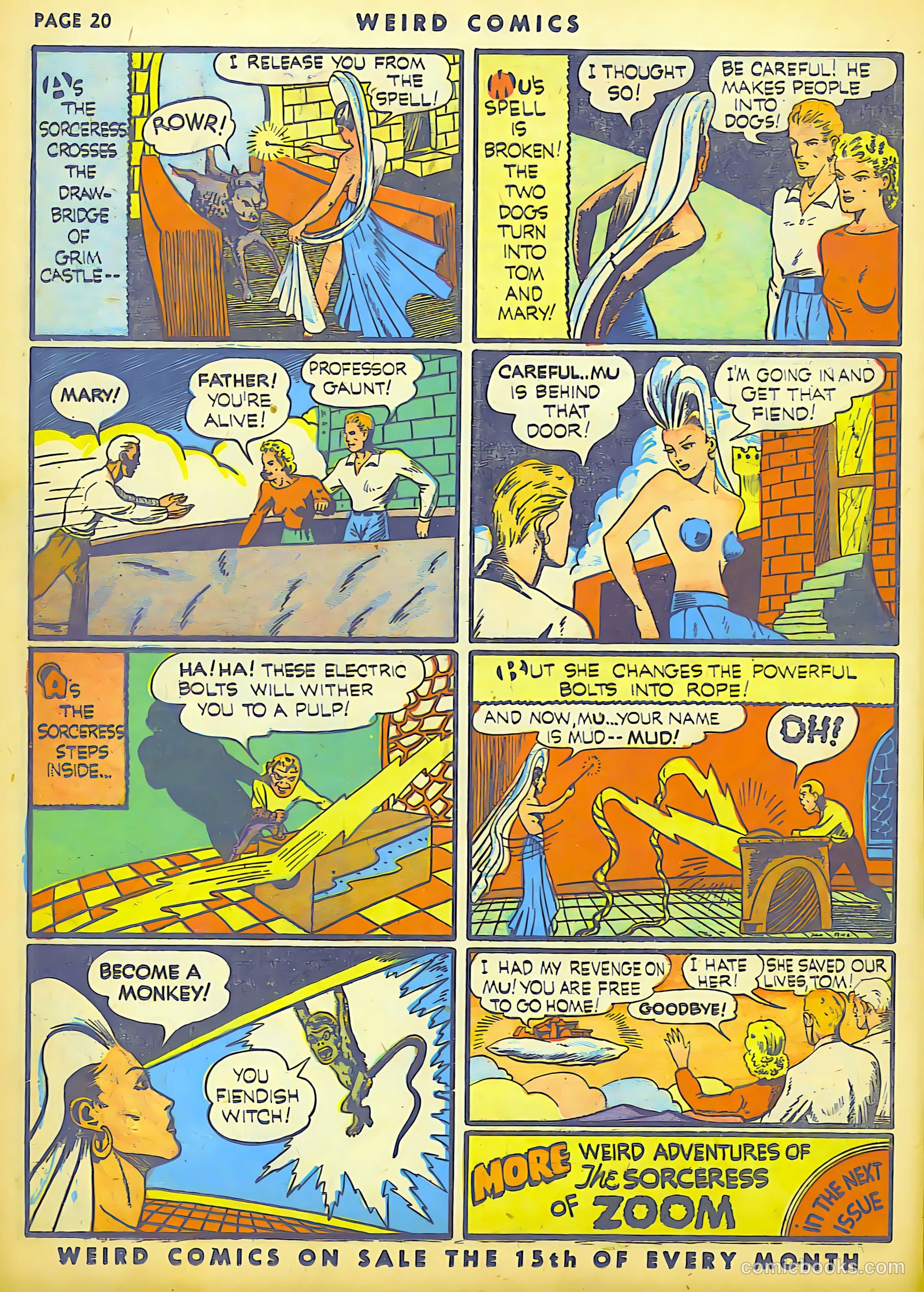 Weird Comics #11 (1941) — page 22 of 66