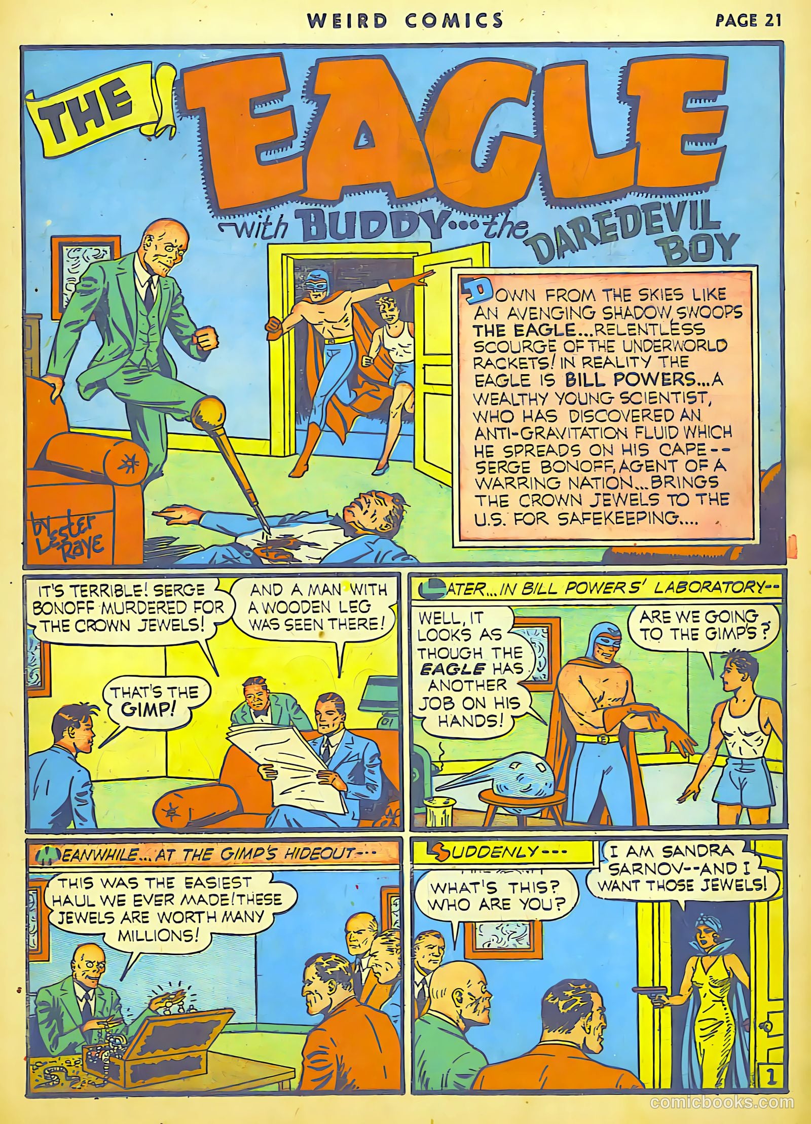Weird Comics #11 (1941) — page 23 of 66