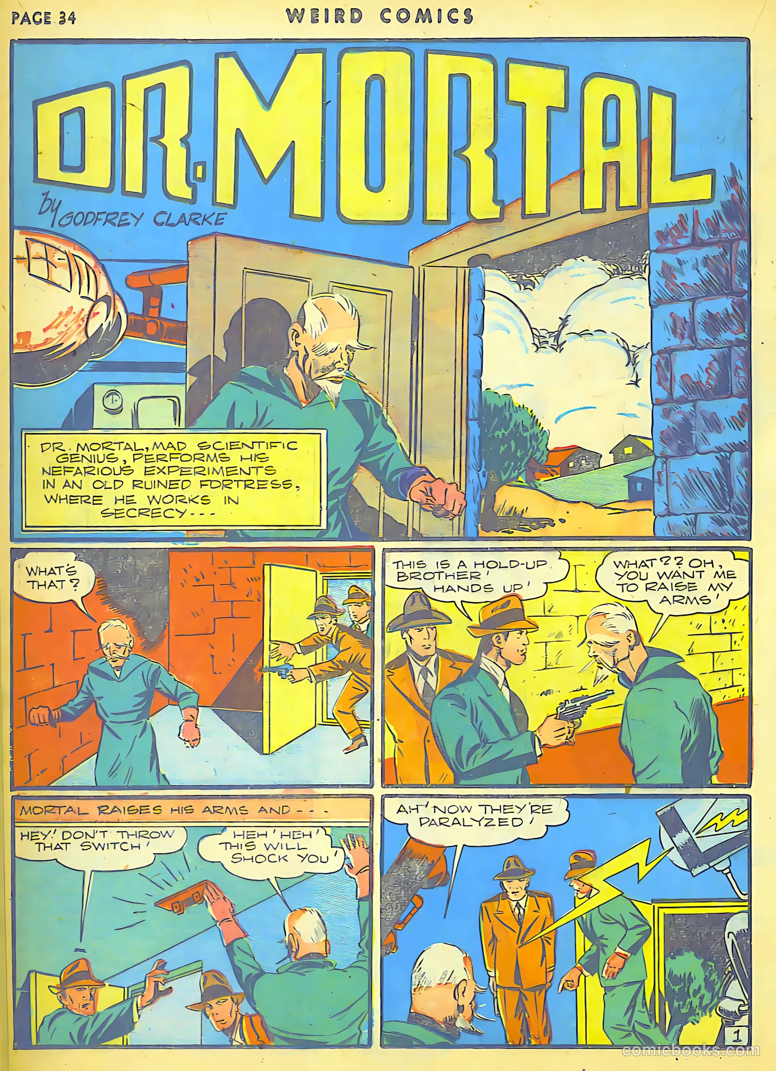 Weird Comics #11 (1941) — page 34 of 66