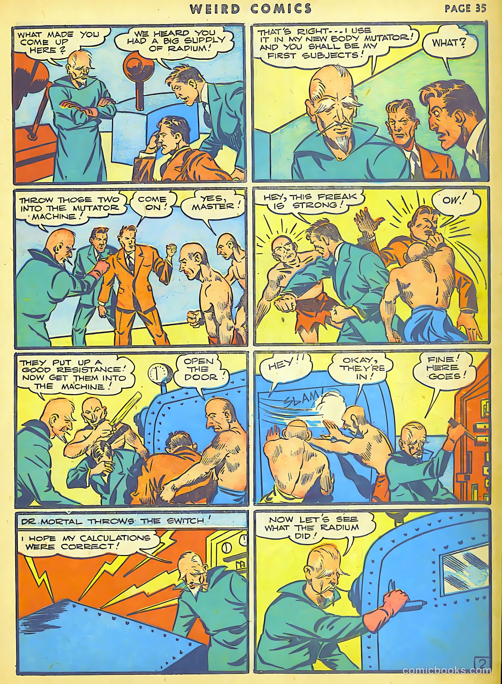 Weird Comics #11 (1941) — page 35 of 66