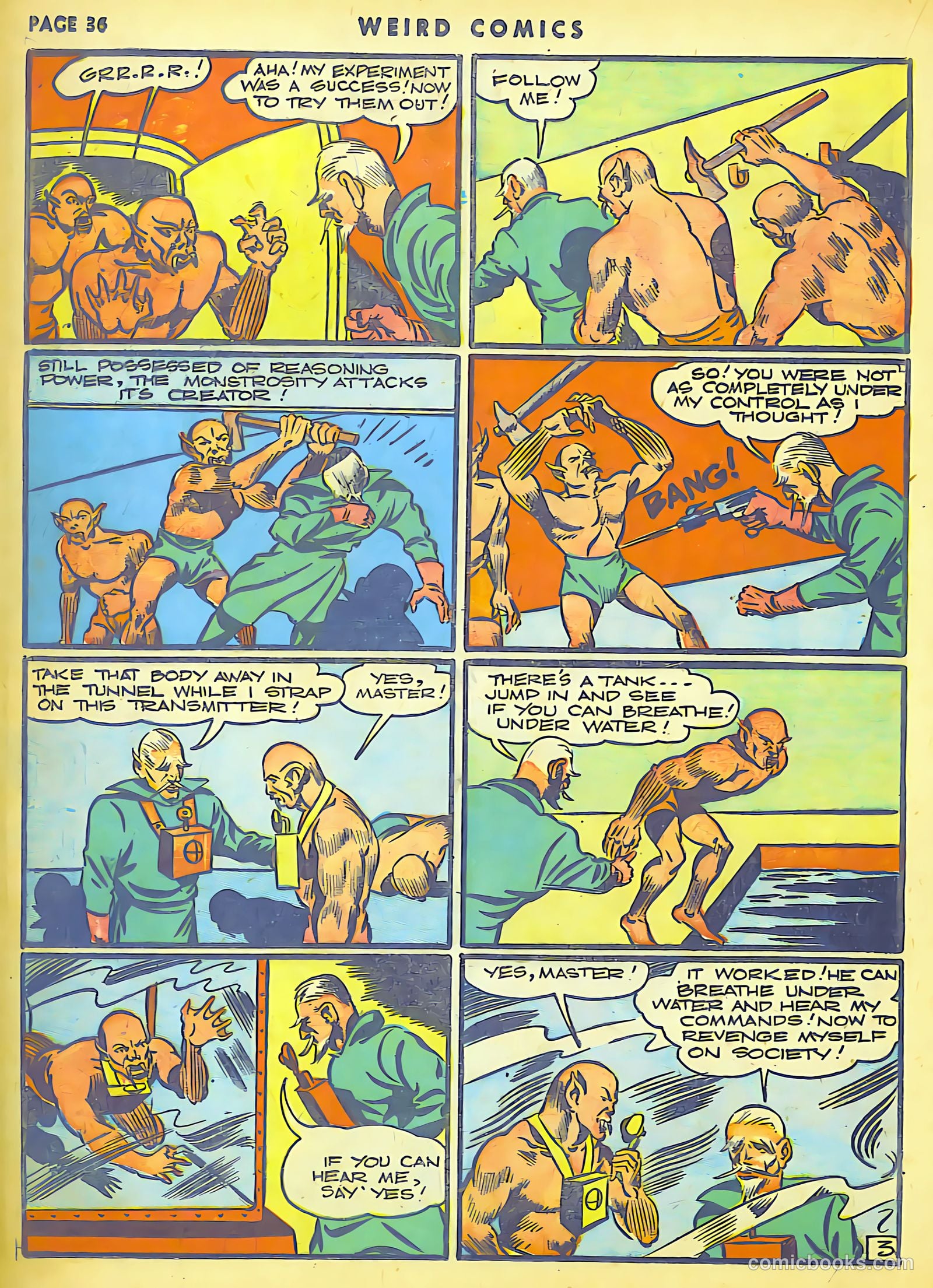 Weird Comics #11 (1941) — page 36 of 66