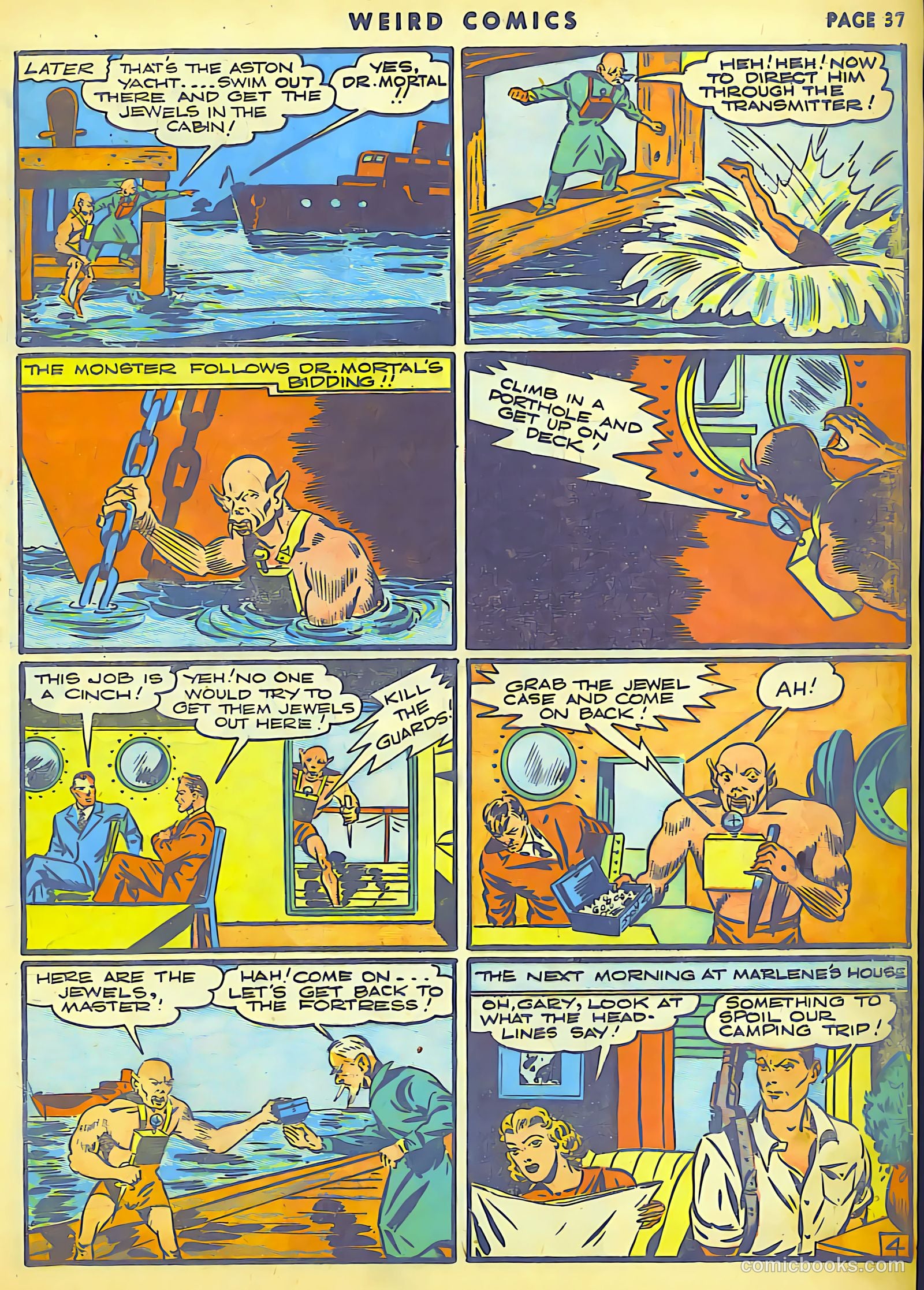 Weird Comics #11 (1941) — page 37 of 66