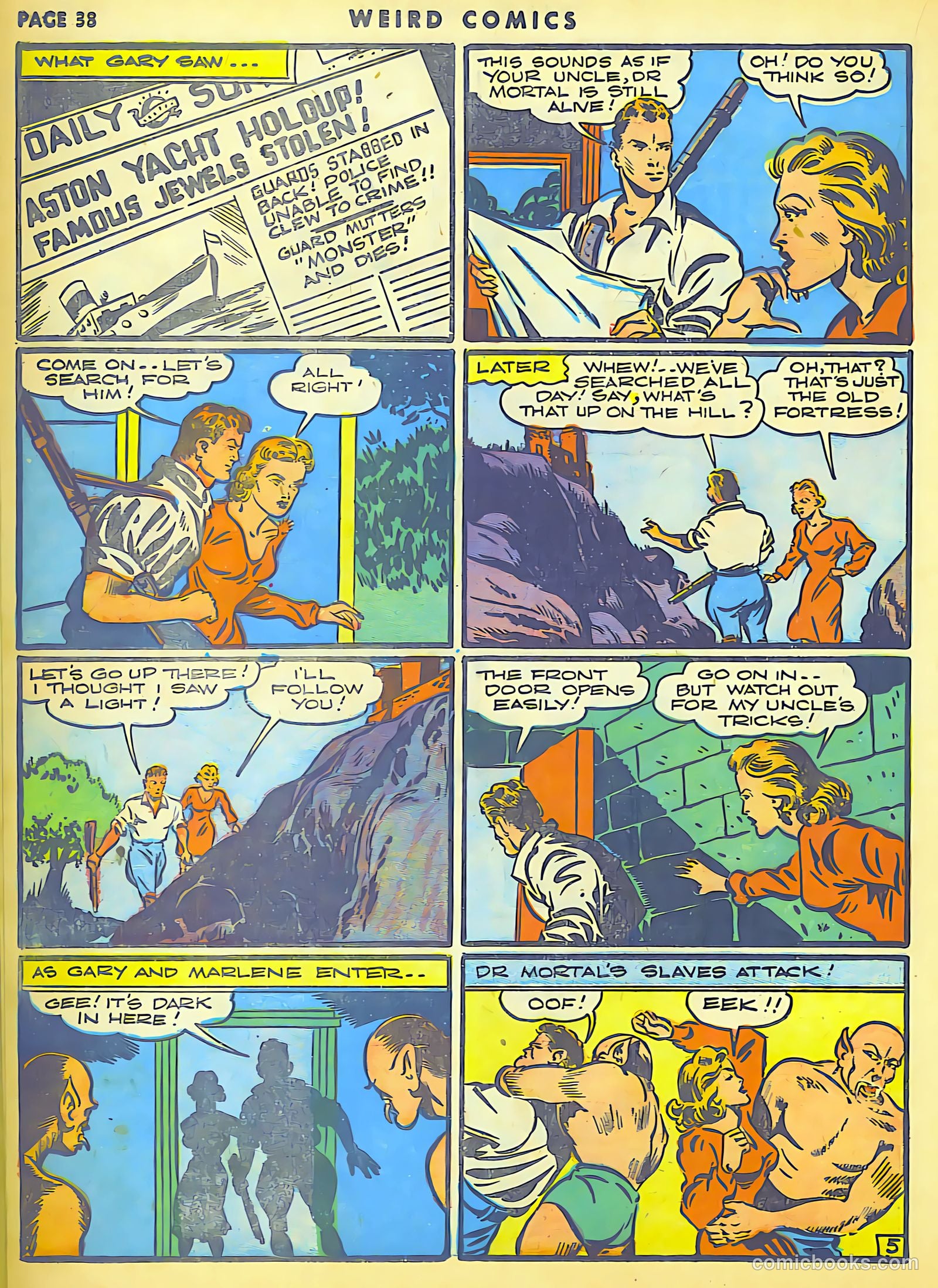 Weird Comics #11 (1941) — page 38 of 66