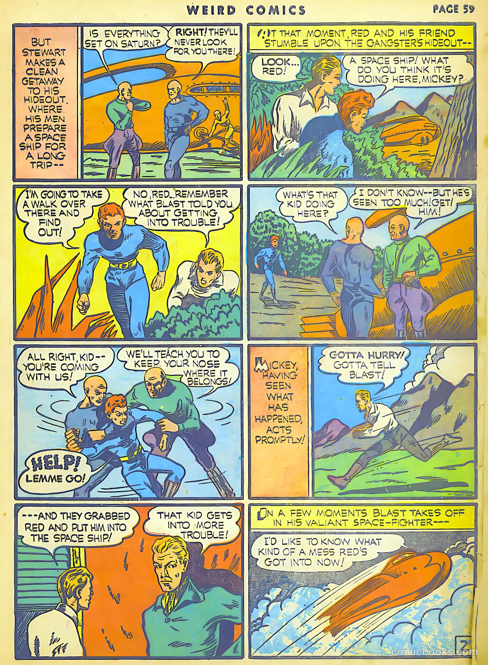 Weird Comics #11 (1941) — page 59 of 66