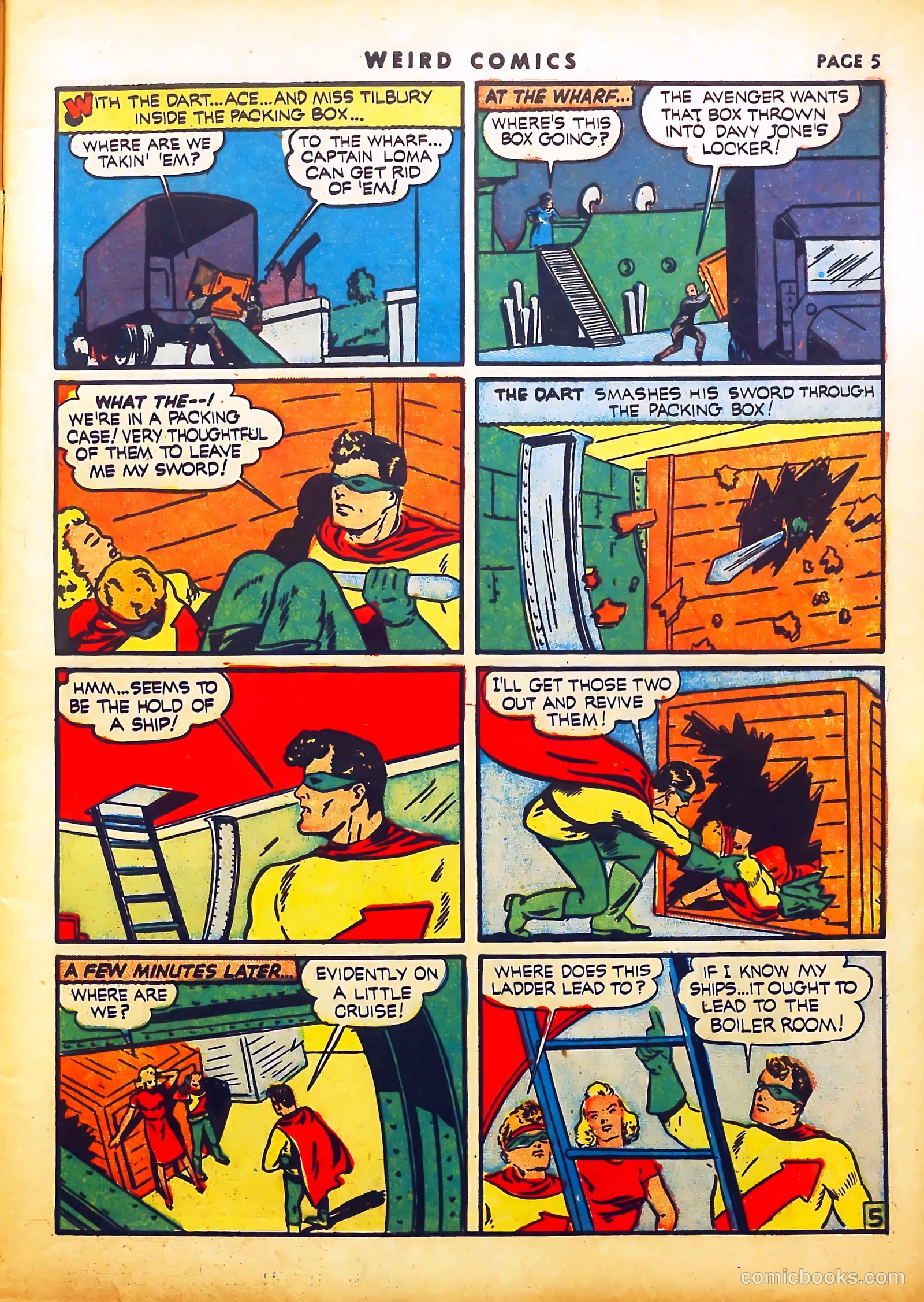Weird Comics #12 (1941) — page 7 of 67
