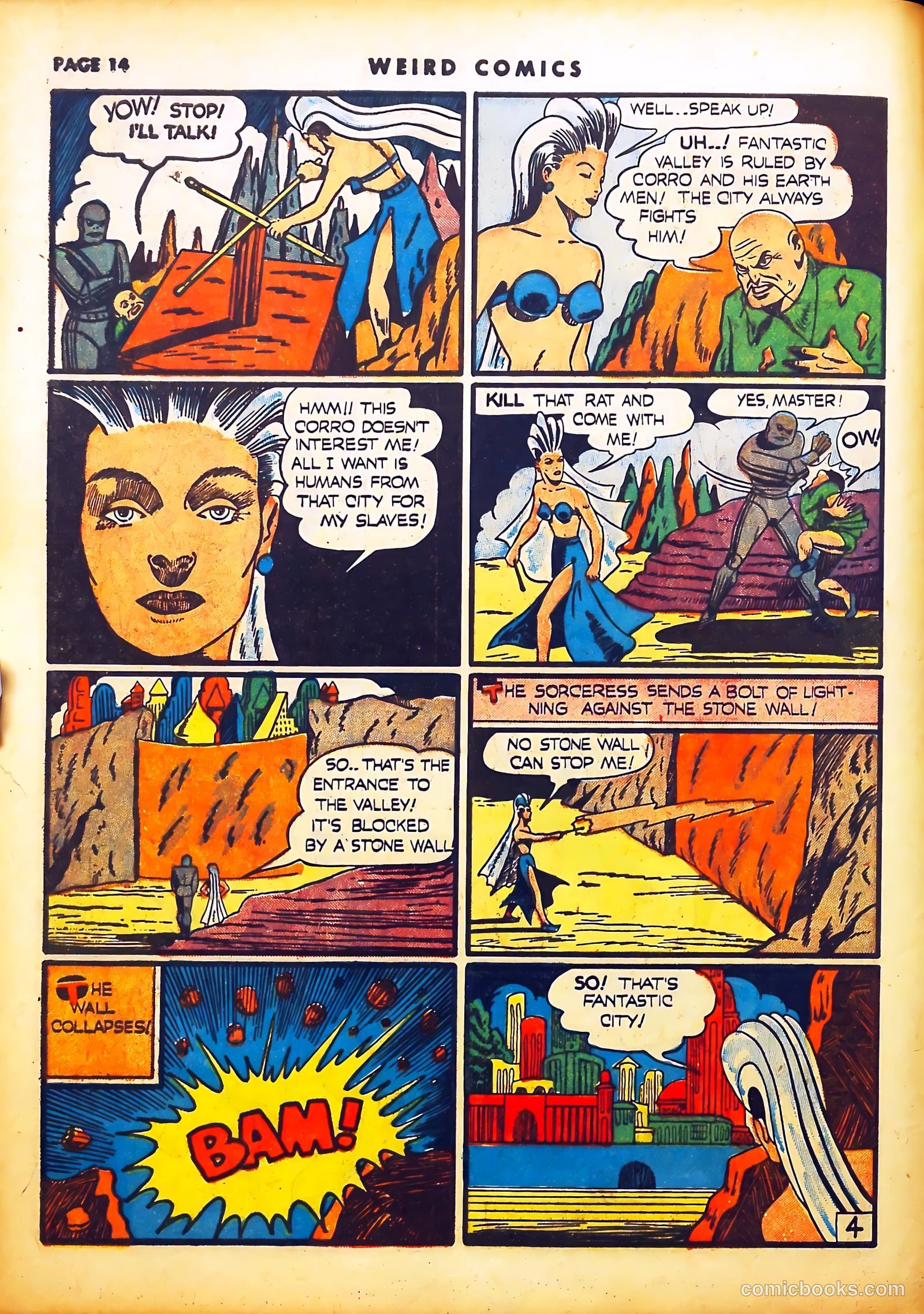 Weird Comics #12 (1941) — page 16 of 67