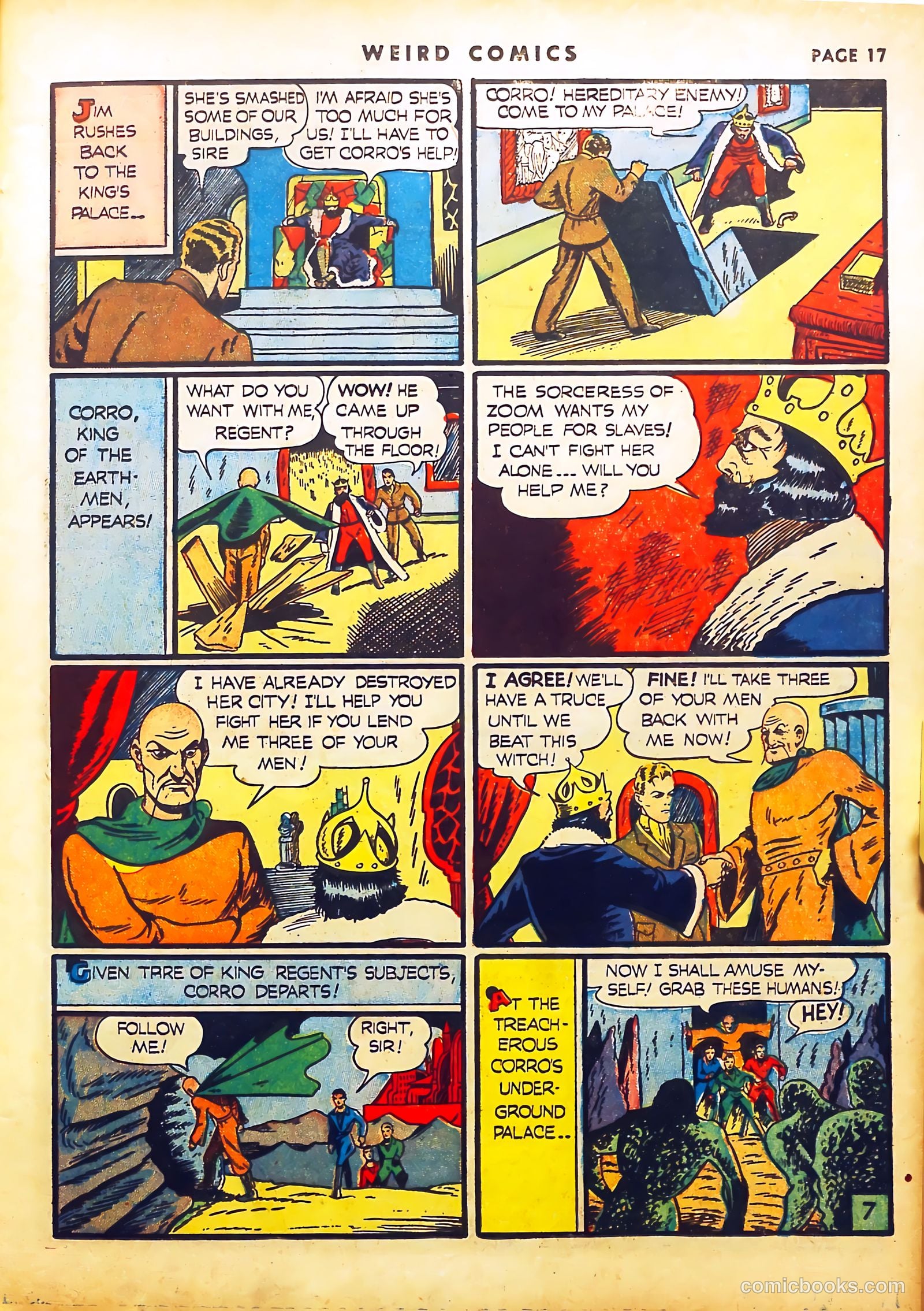 Weird Comics #12 (1941) — page 19 of 67