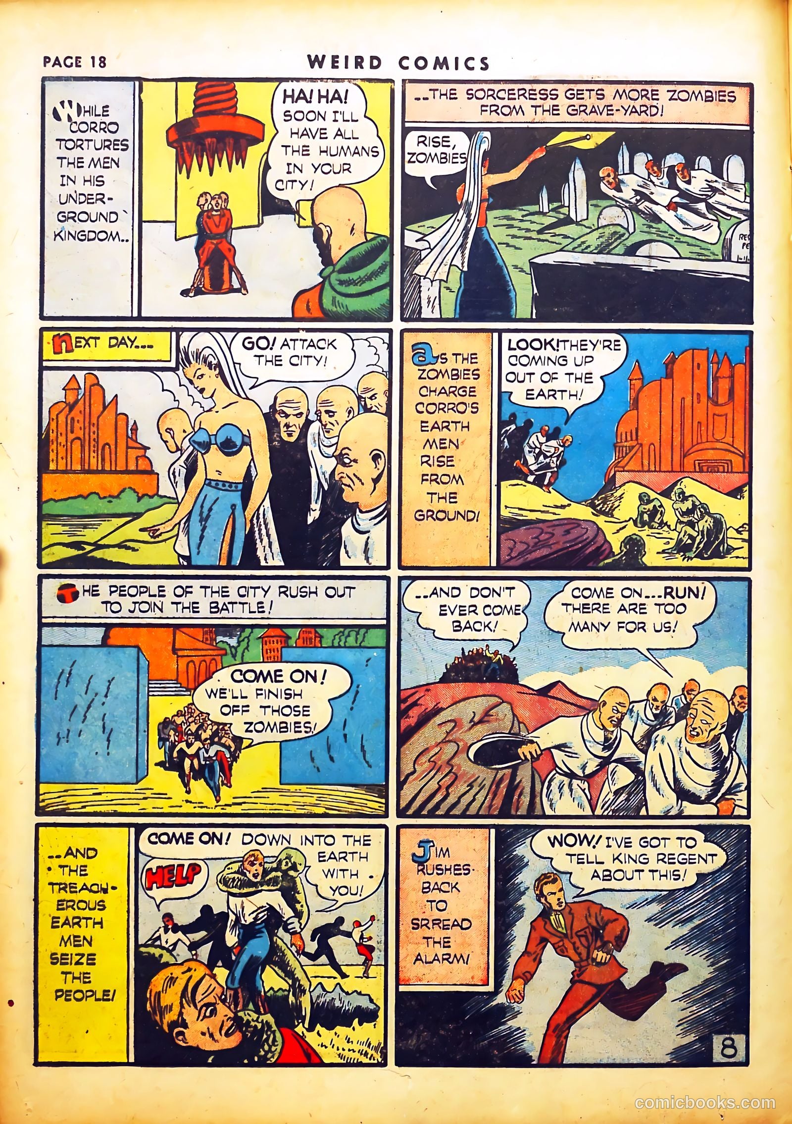 Weird Comics #12 (1941) — page 20 of 67