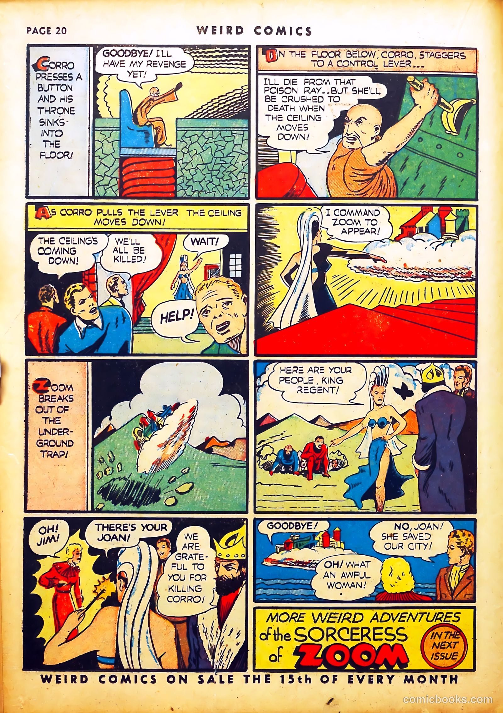 Weird Comics #12 (1941) — page 22 of 67