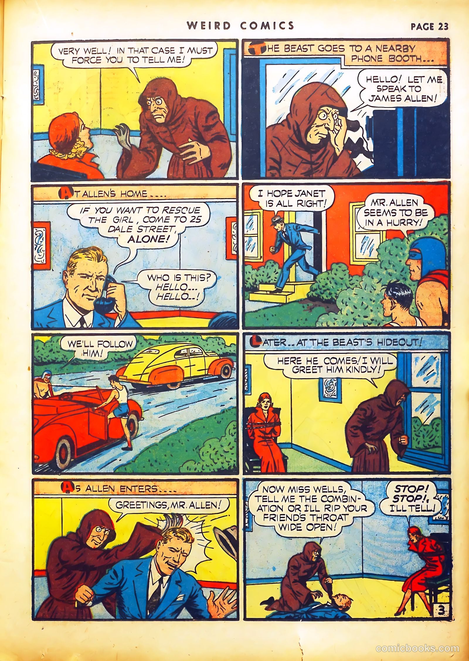 Weird Comics #12 (1941) — page 25 of 67