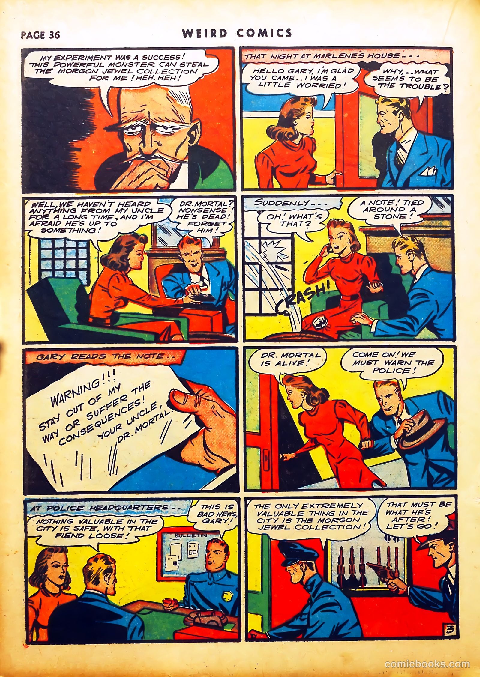 Weird Comics #12 (1941) — page 37 of 67