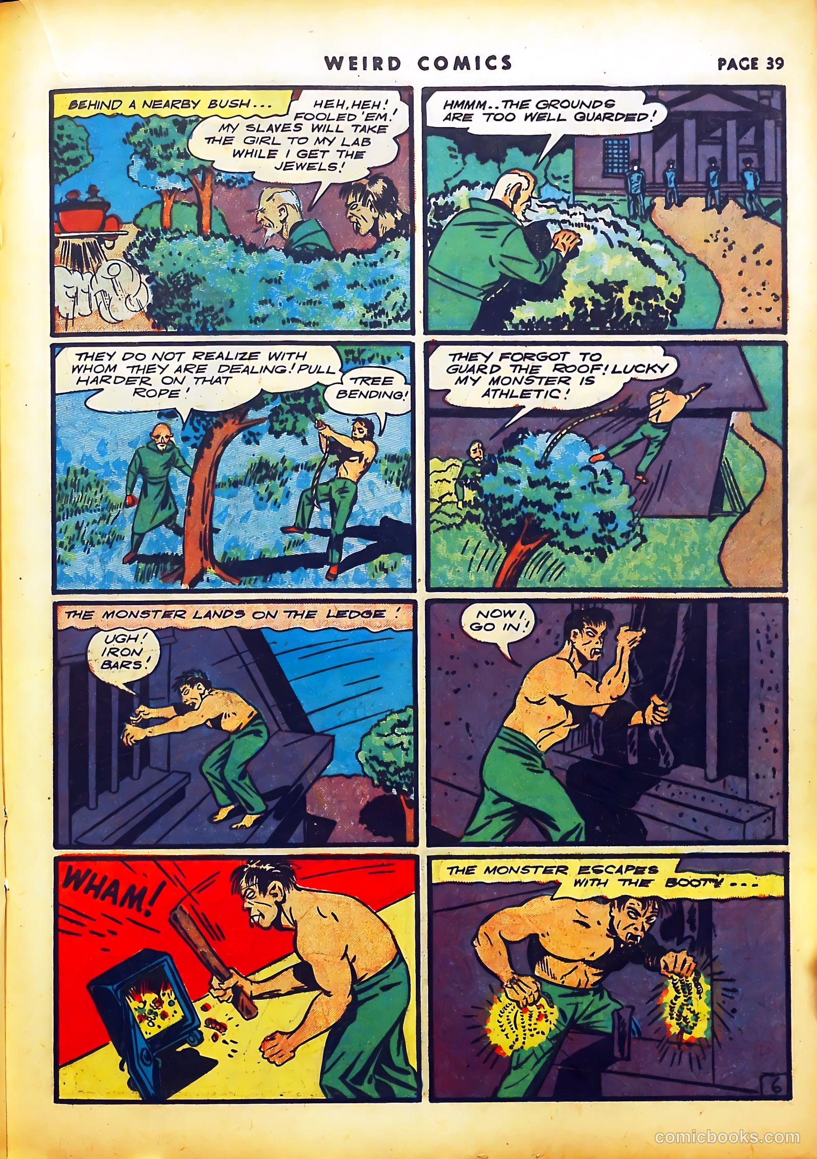 Weird Comics #12 (1941) — page 40 of 67