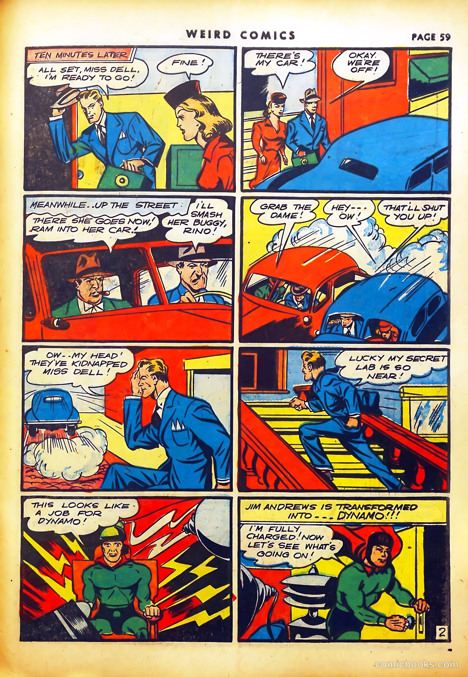 Weird Comics #12 (1941) — page 60 of 67
