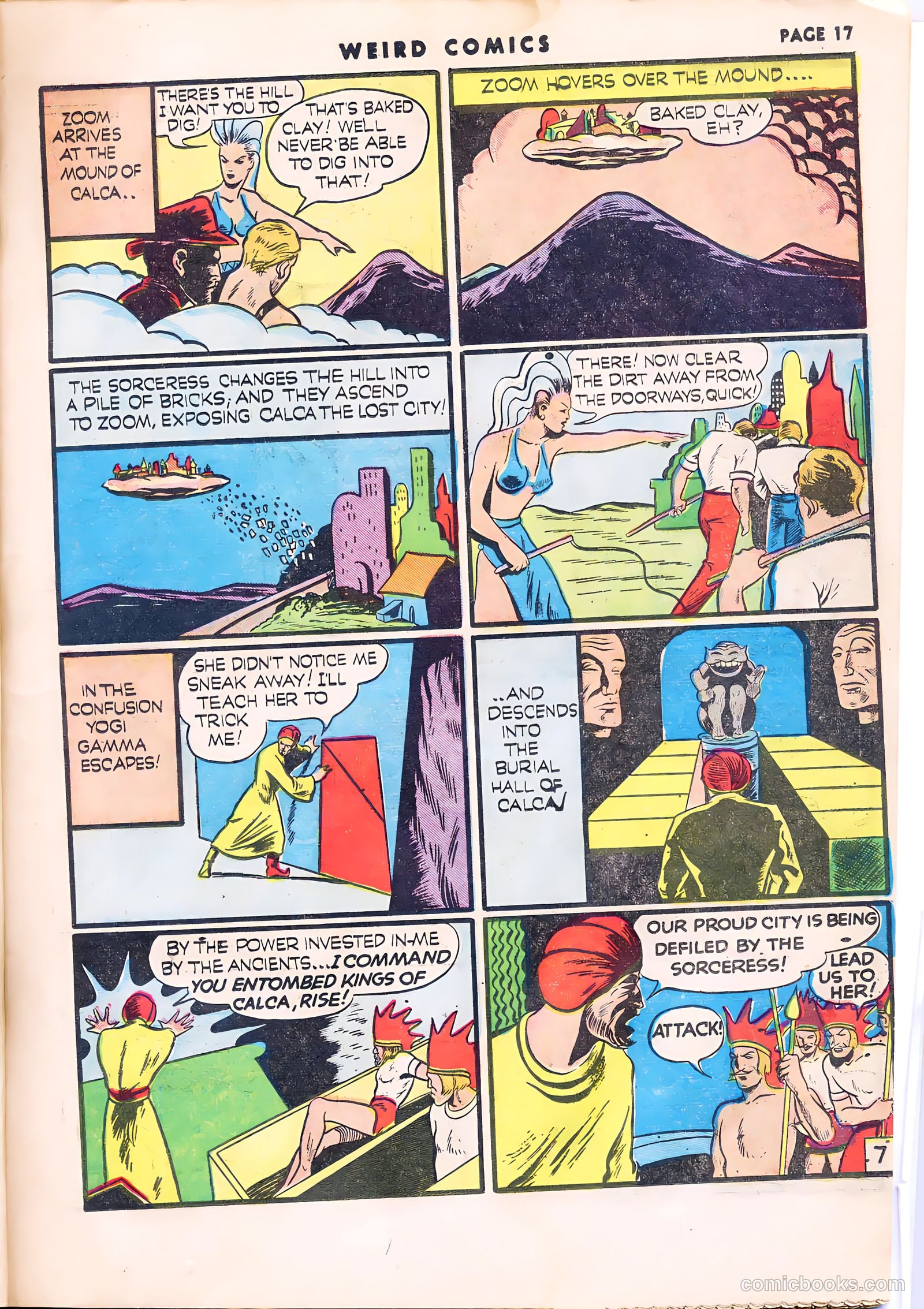 Weird Comics #13 (1941) — page 19 of 67