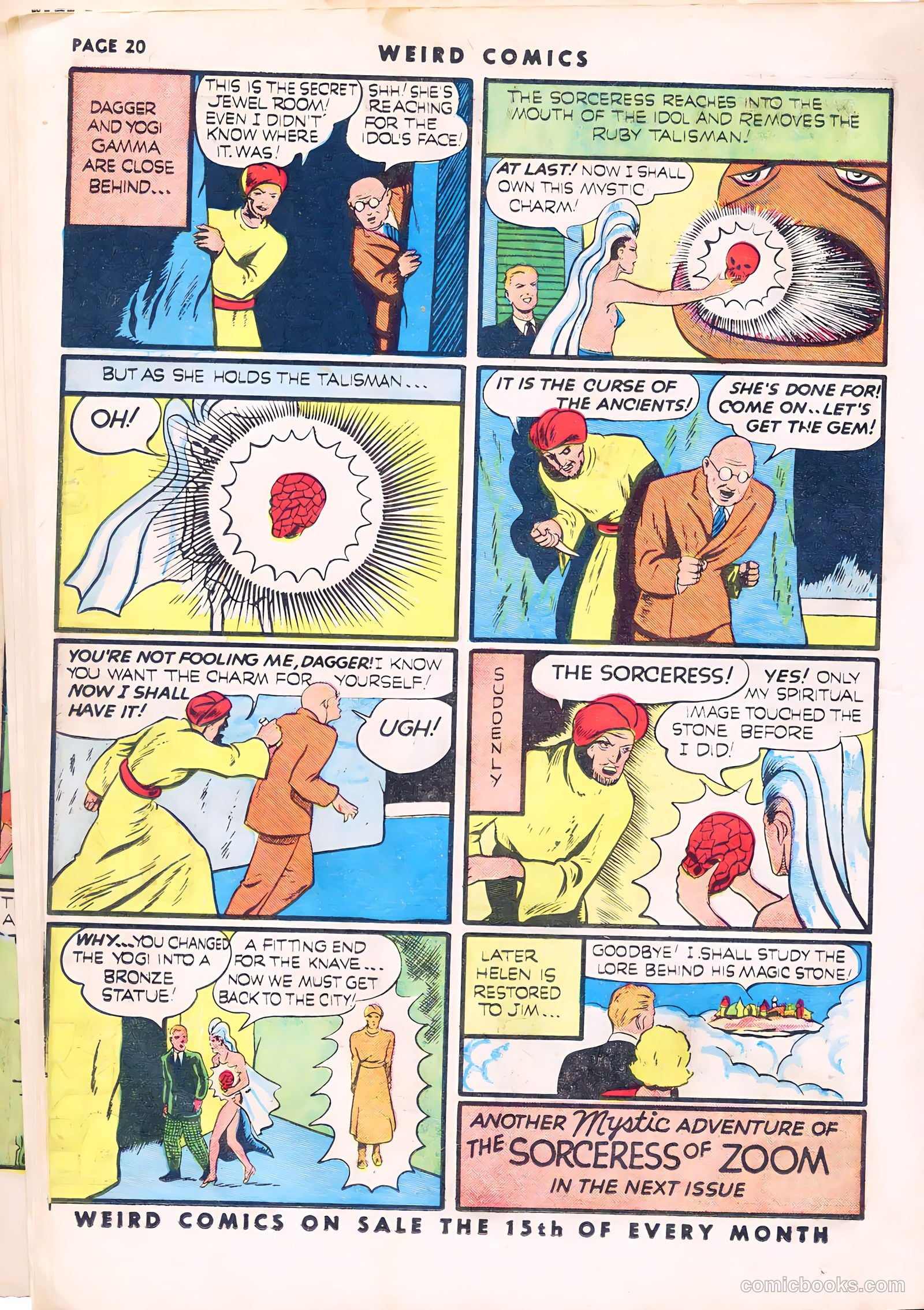 Weird Comics #13 (1941) — page 22 of 67
