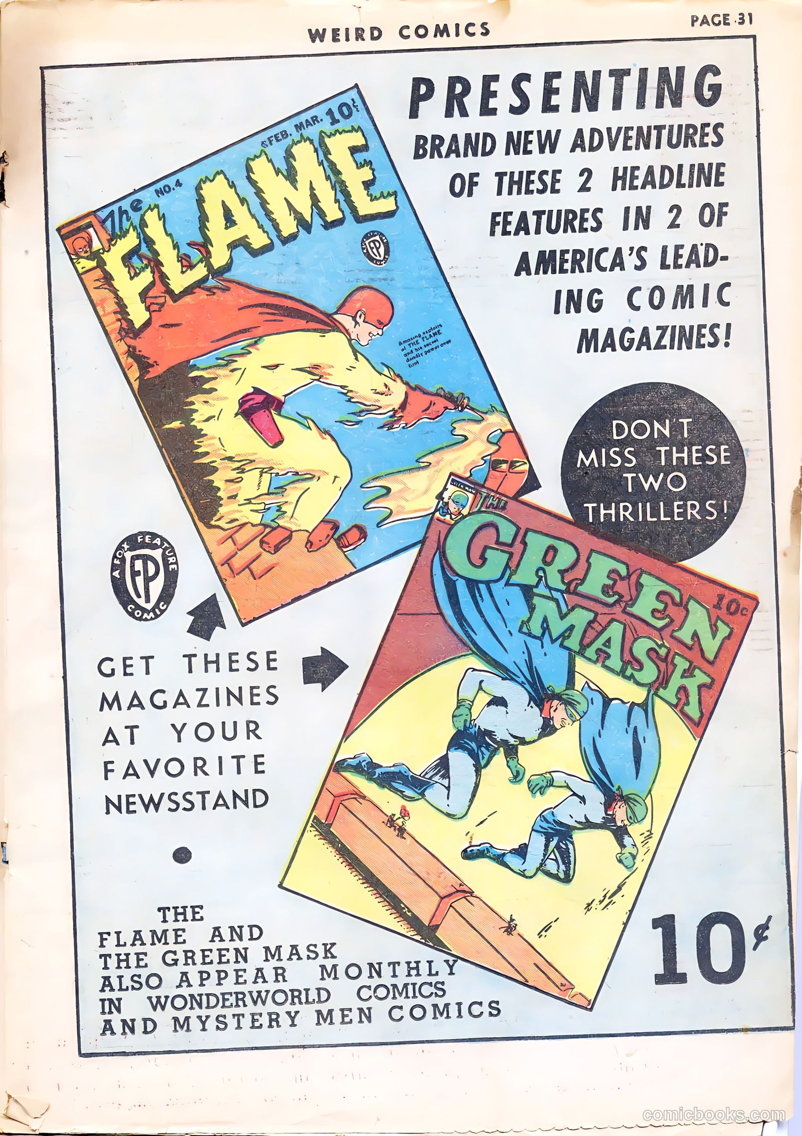 Weird Comics #13 (1941) — page 33 of 67