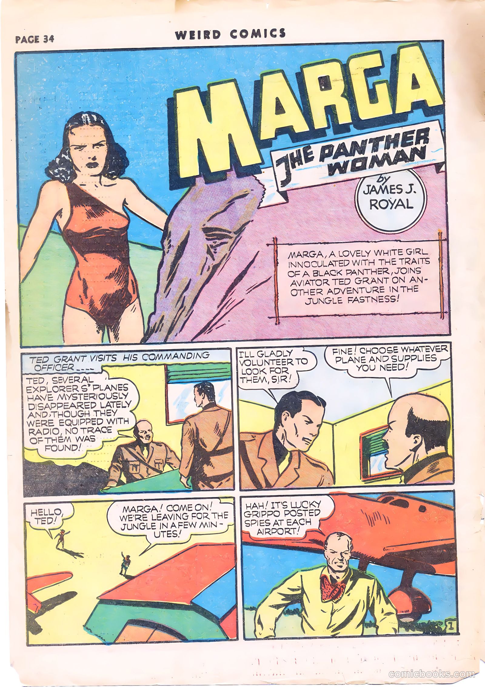 Weird Comics #13 (1941) — page 35 of 67