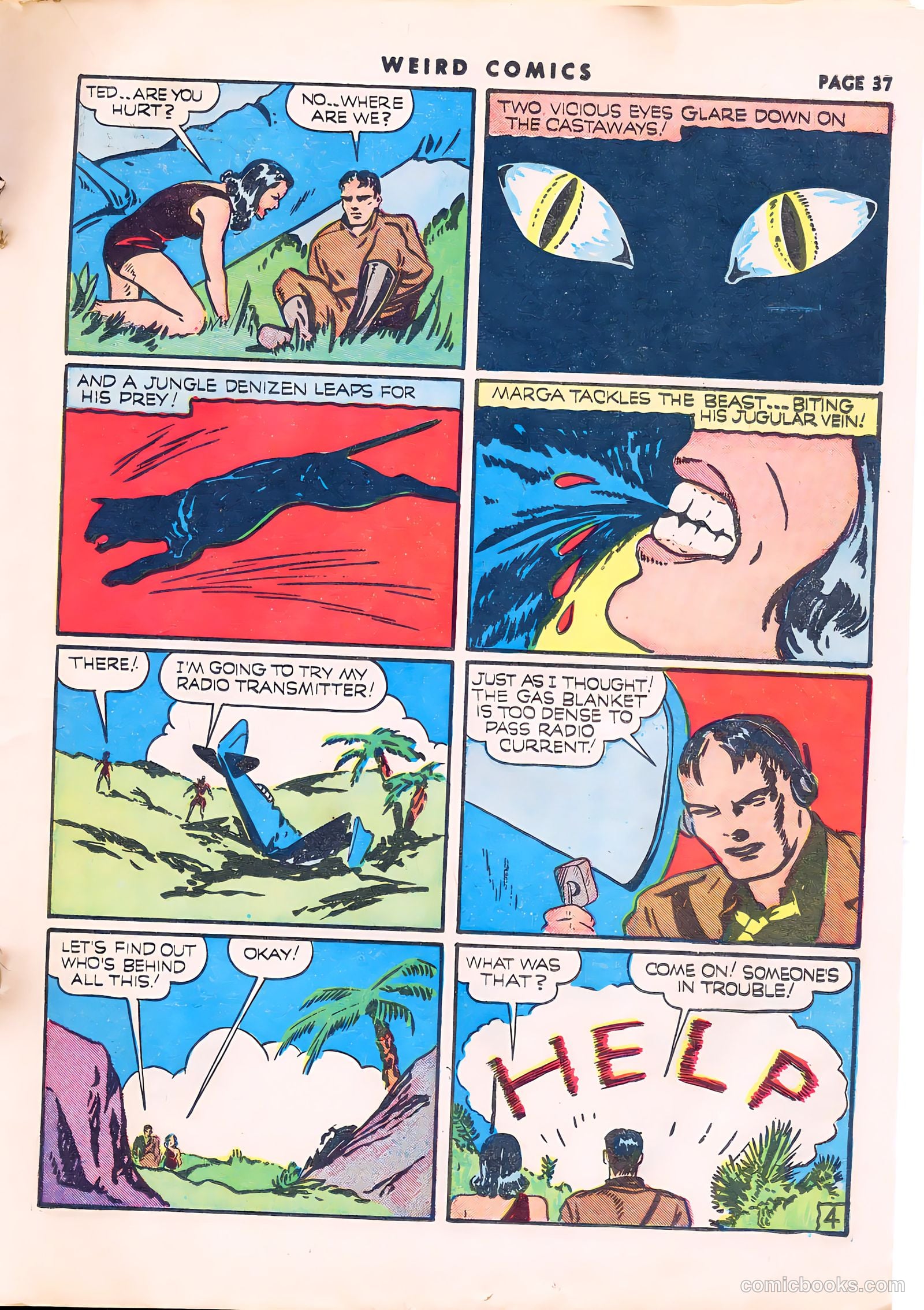 Weird Comics #13 (1941) — page 38 of 67