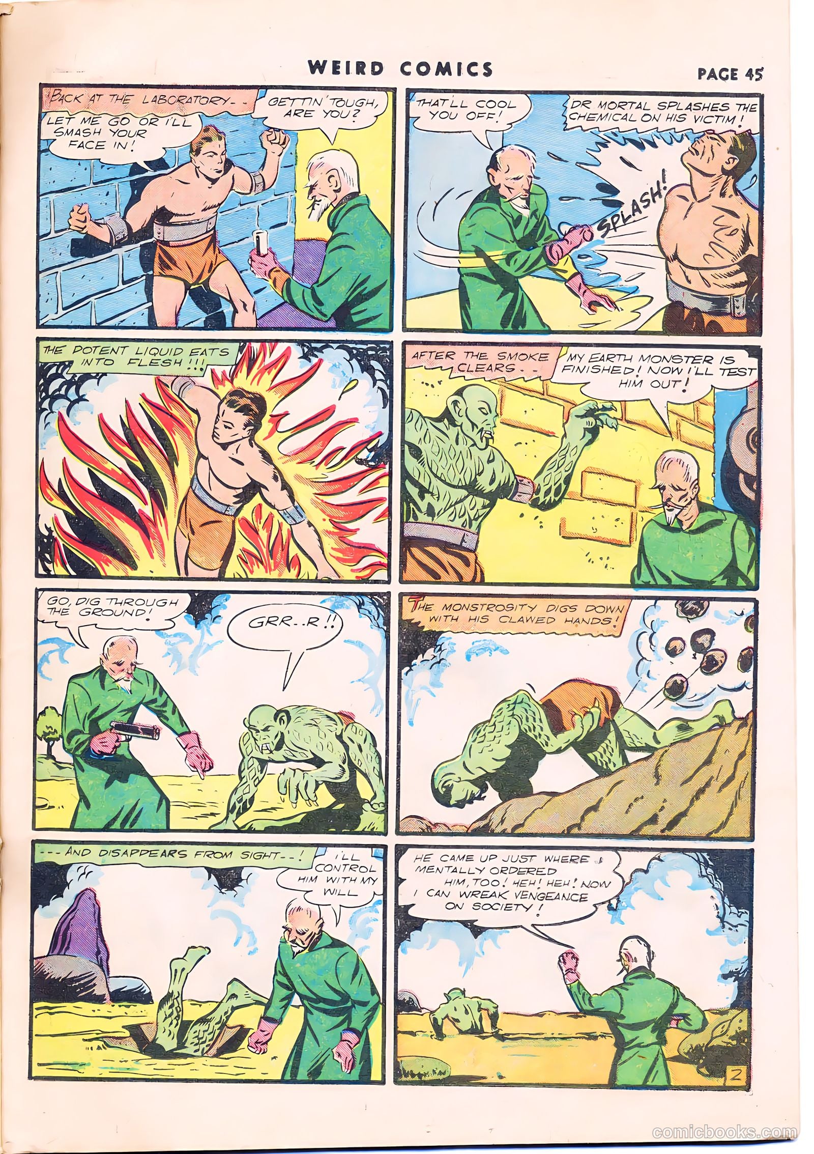 Weird Comics #13 (1941) — page 46 of 67