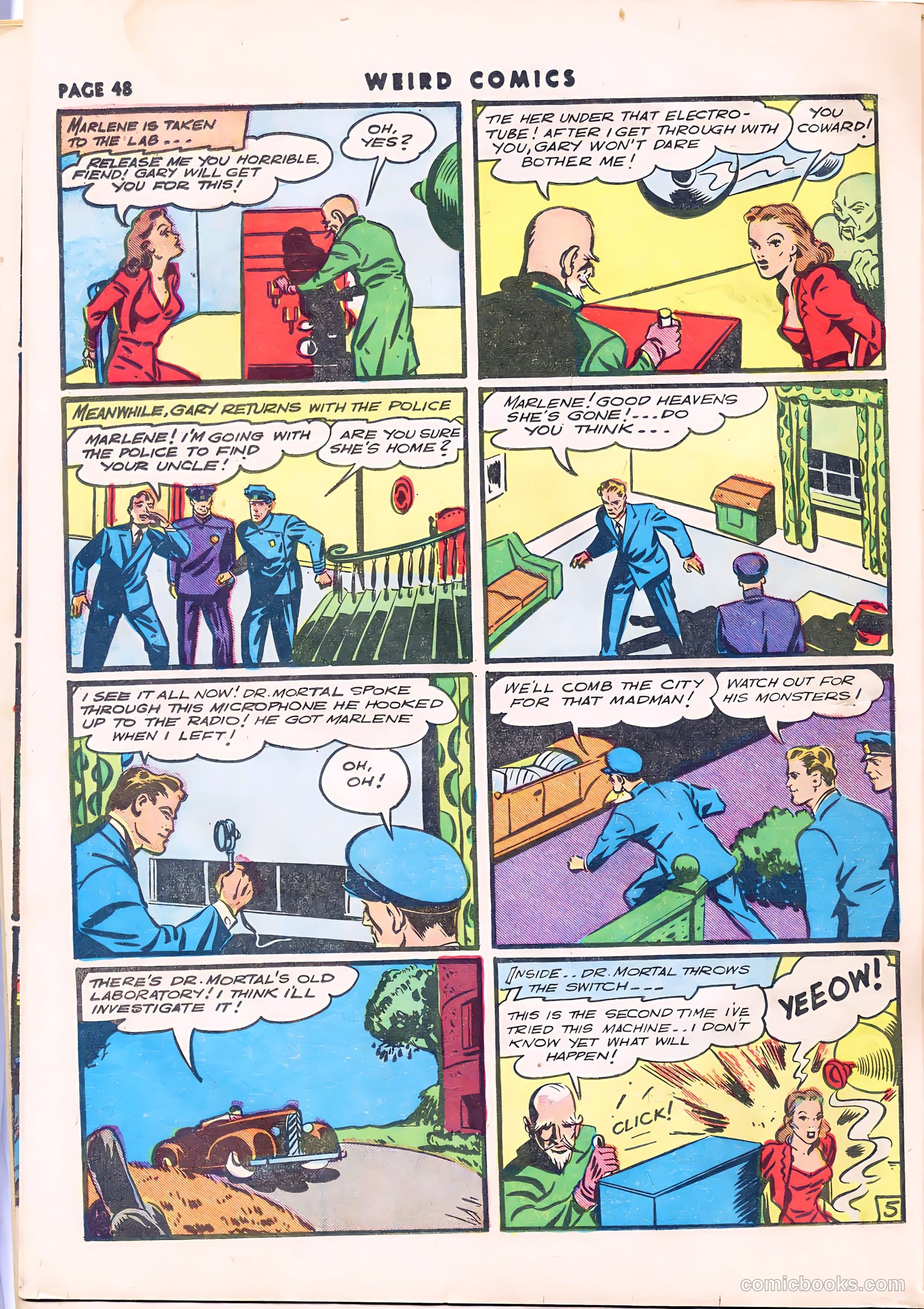 Weird Comics #13 (1941) — page 49 of 67