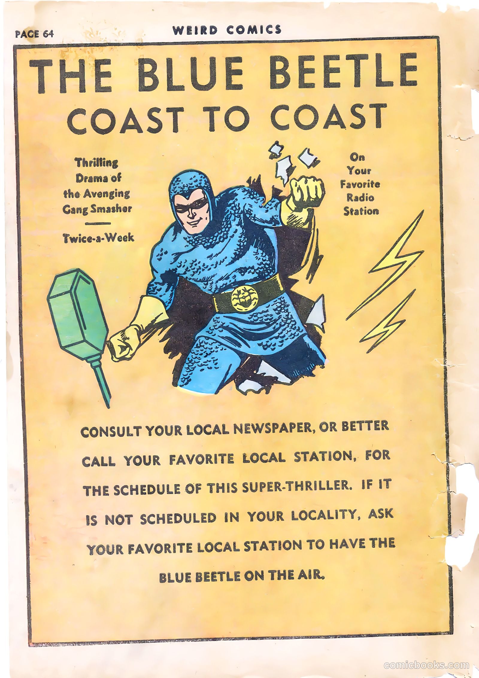 Weird Comics #13 (1941) — page 65 of 67