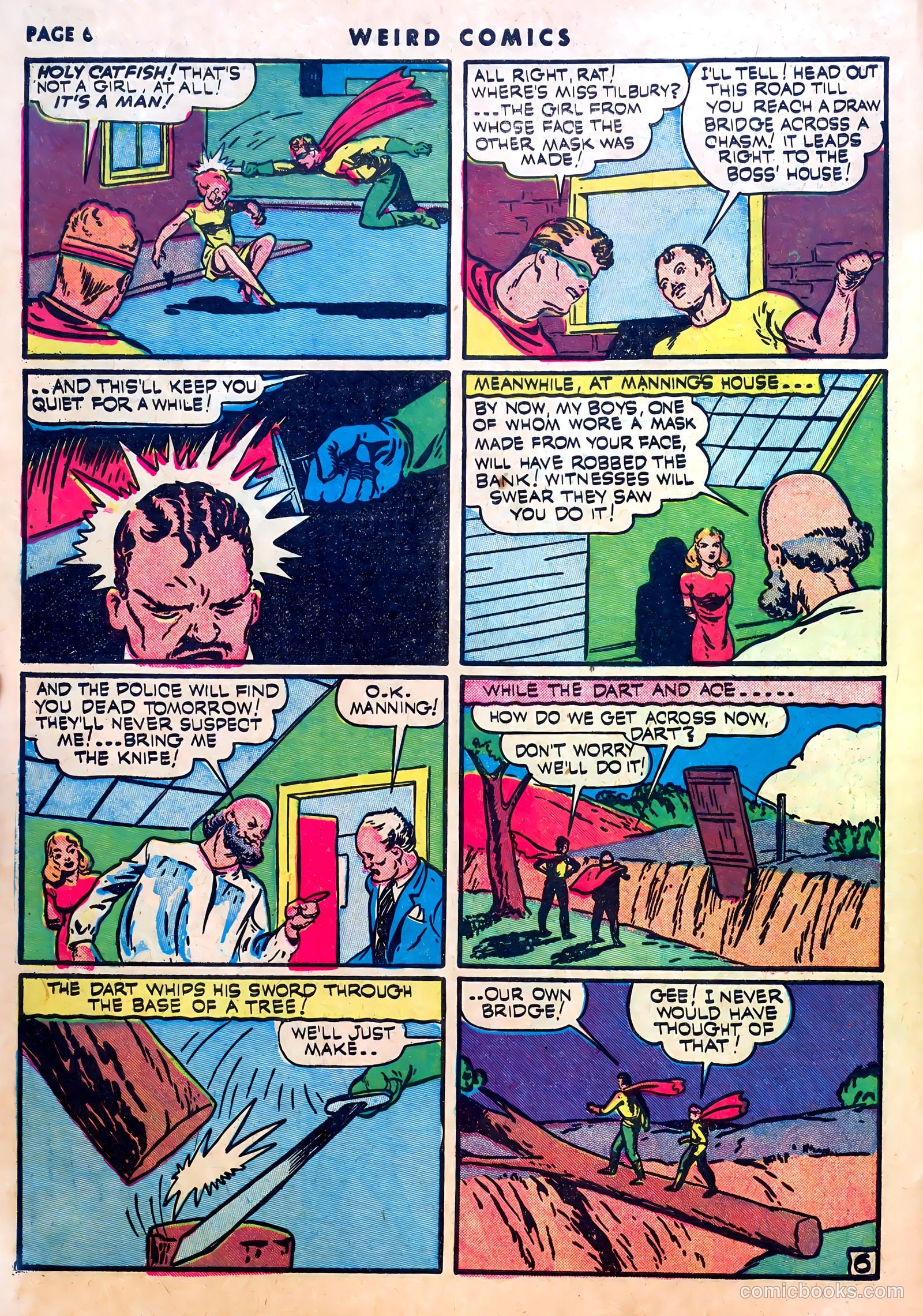 Weird Comics #14 (1941) — page 8 of 67