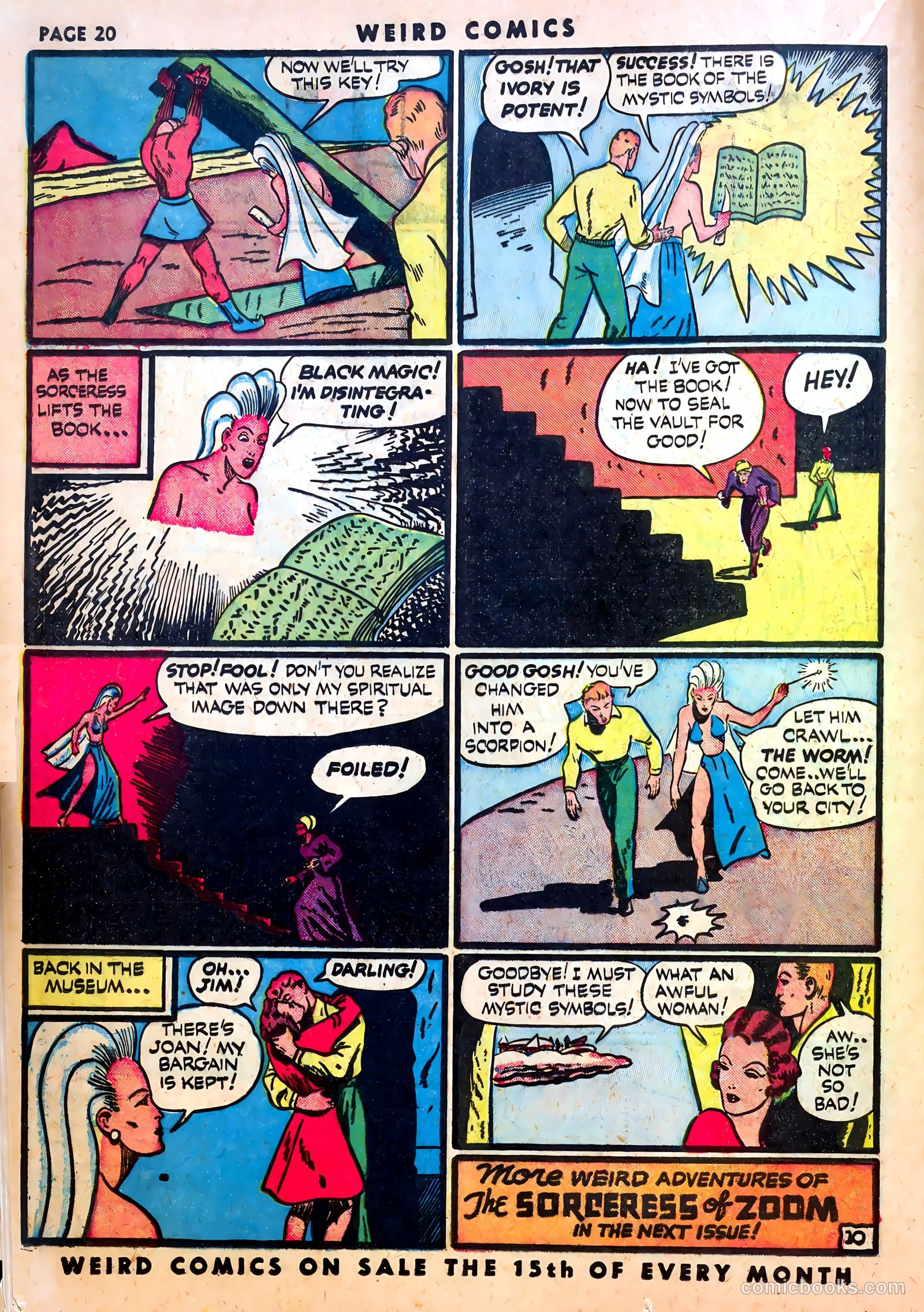 Weird Comics #14 (1941) — page 22 of 67