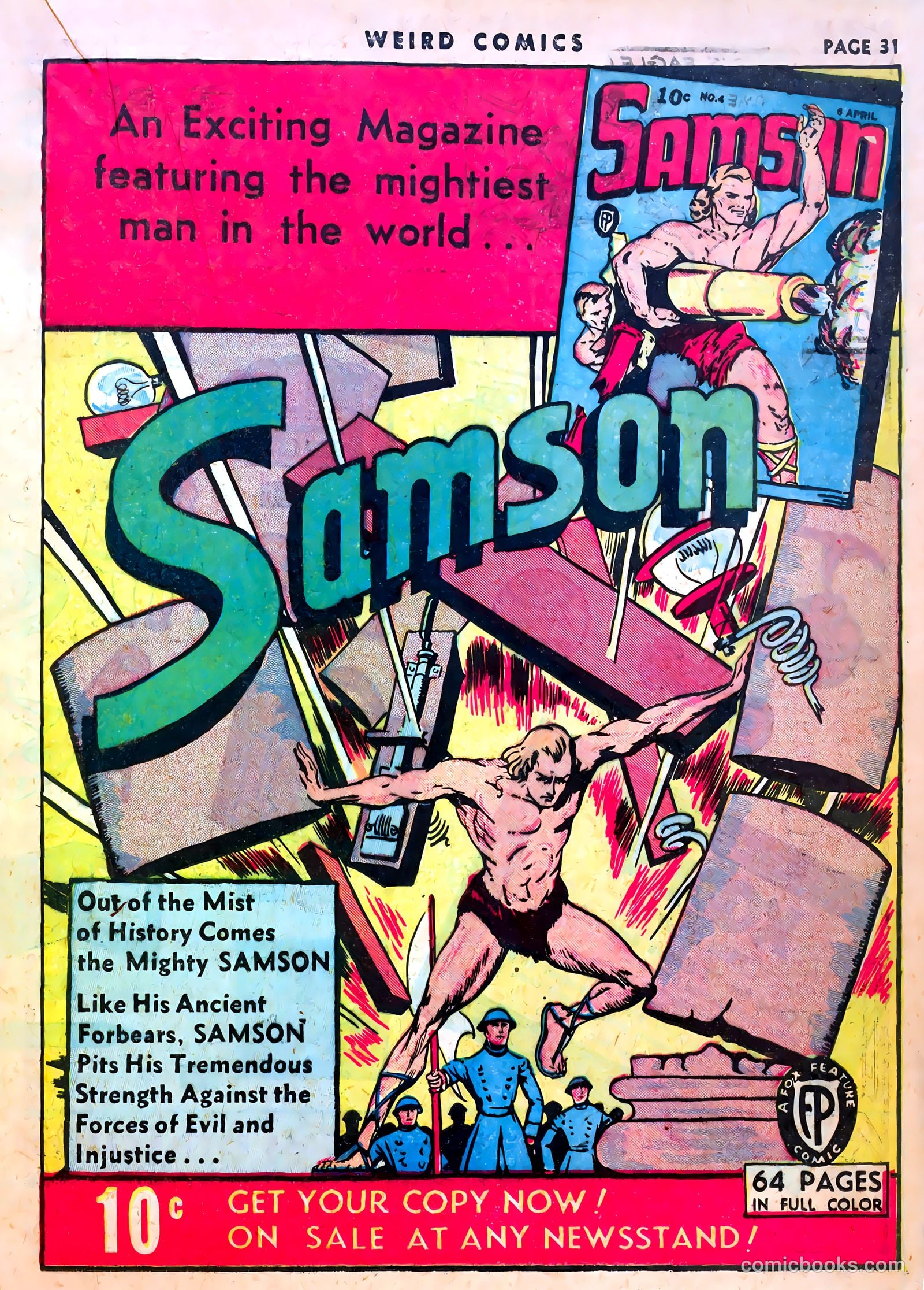 Weird Comics #14 (1941) — page 33 of 67