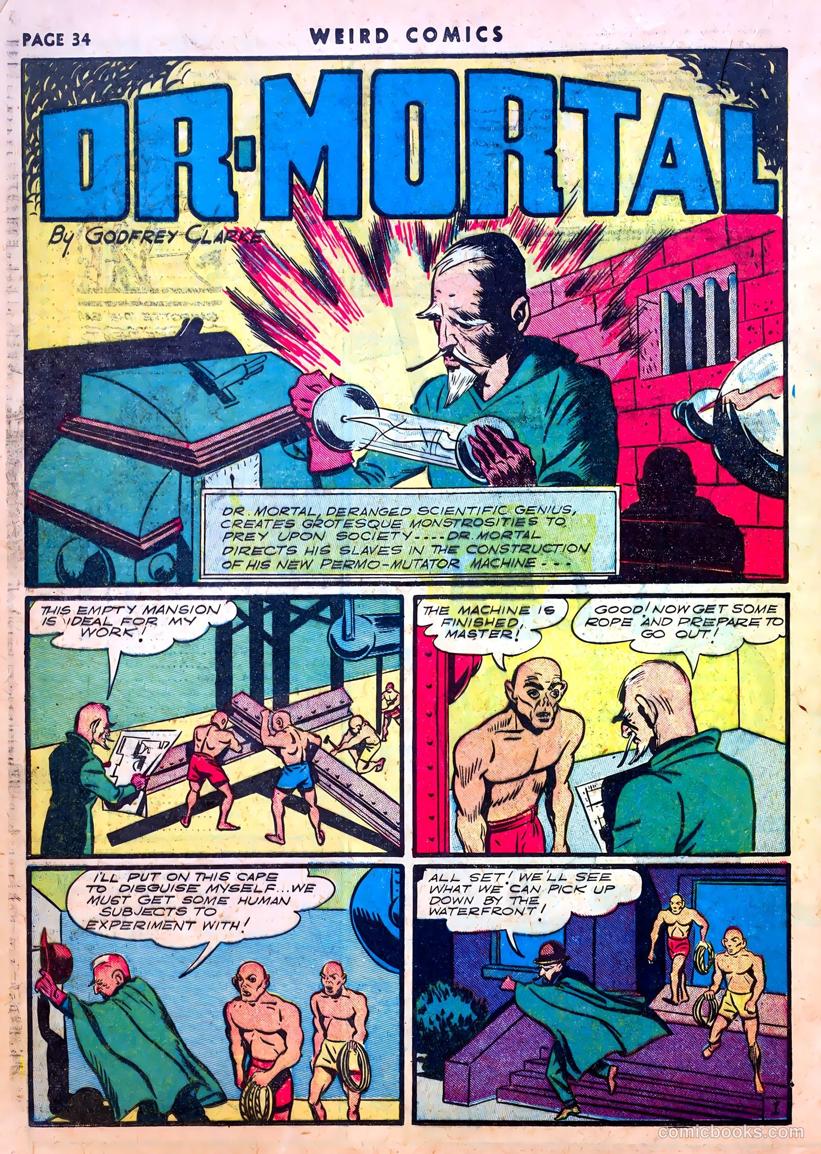 Weird Comics #14 (1941) — page 35 of 67