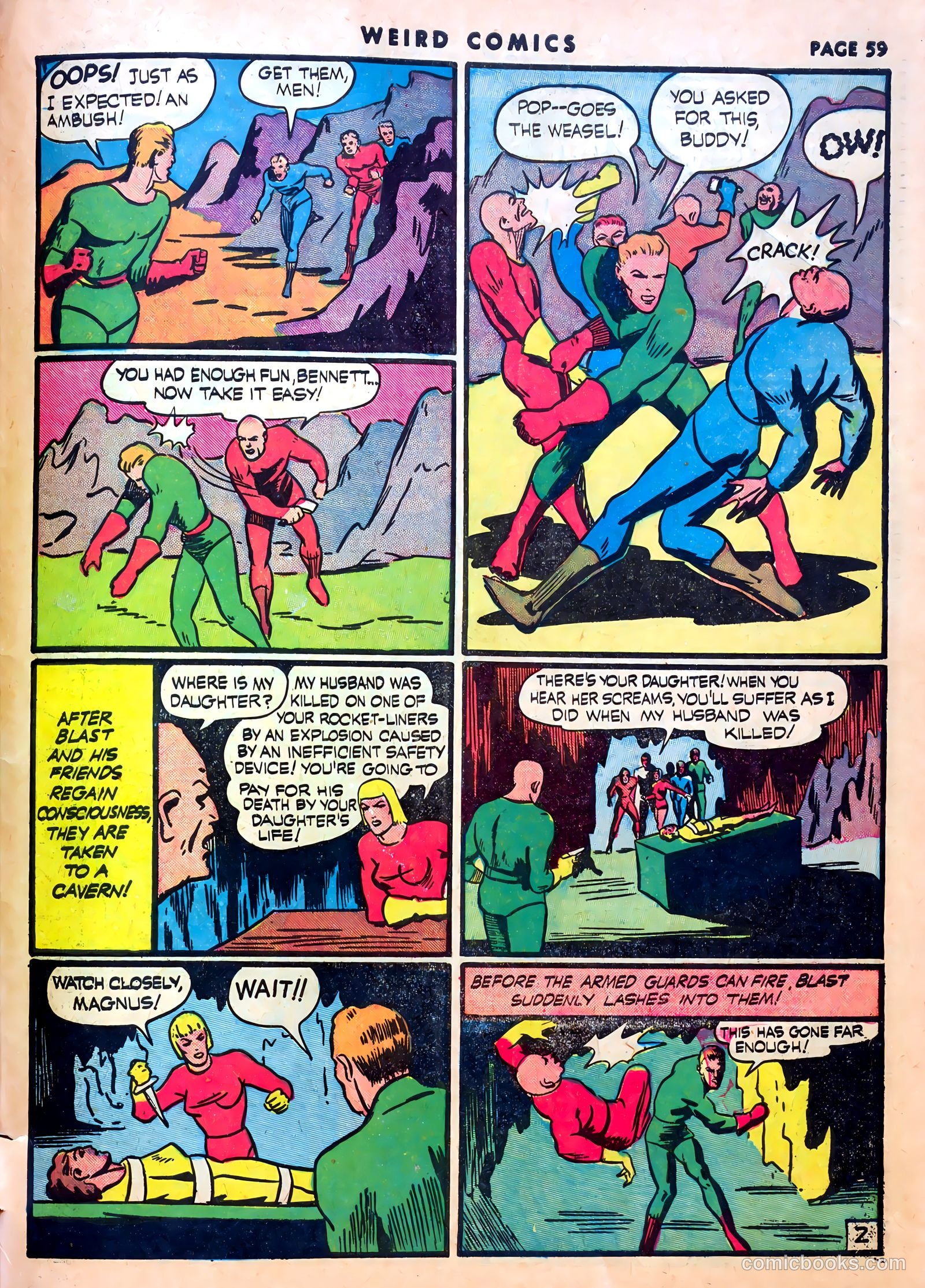Weird Comics #14 (1941) — page 60 of 67