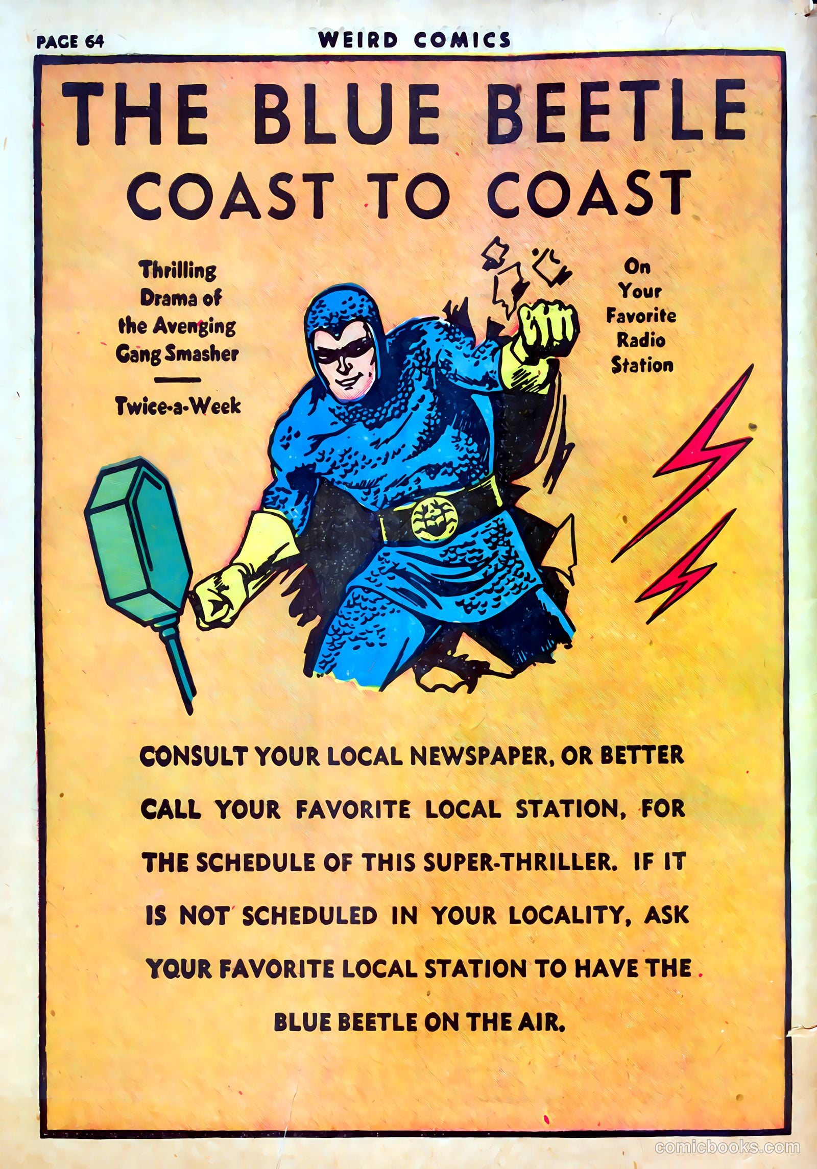 Weird Comics #14 (1941) — page 65 of 67