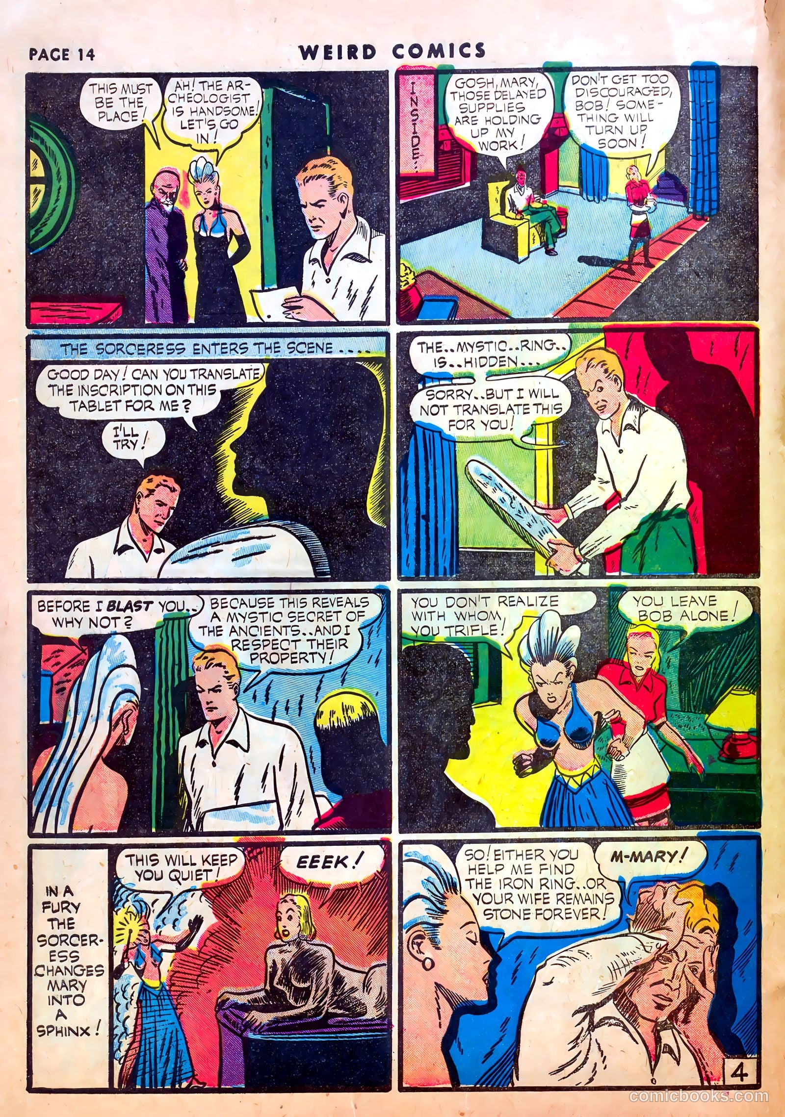 Weird Comics #15 (1941) — page 16 of 67