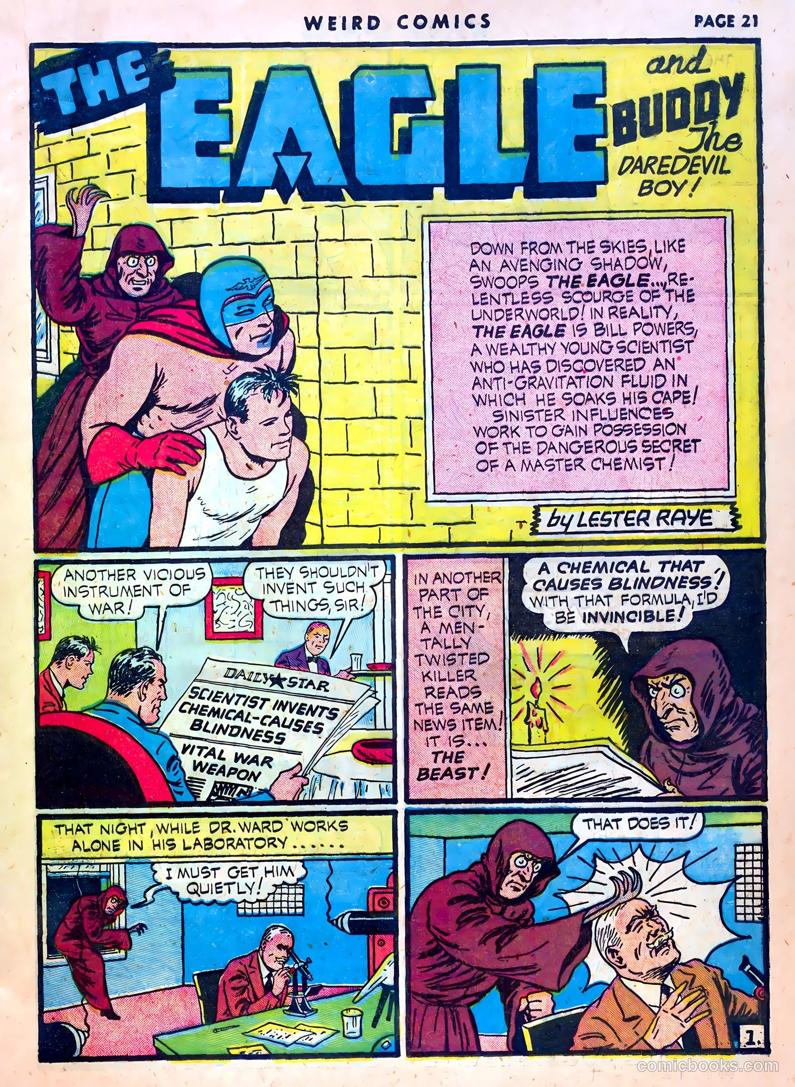 Weird Comics #15 (1941) — page 23 of 67