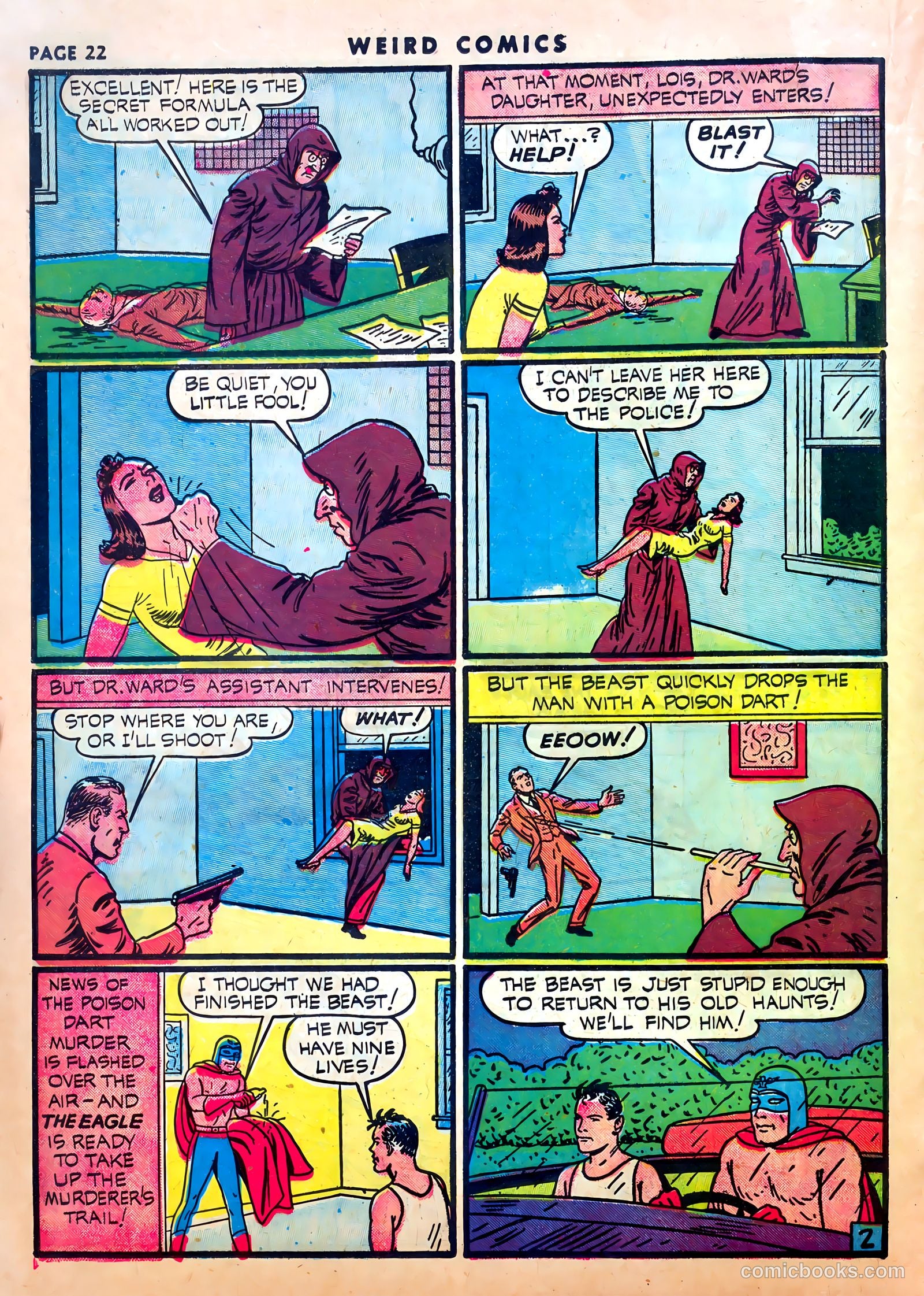 Weird Comics #15 (1941) — page 24 of 67