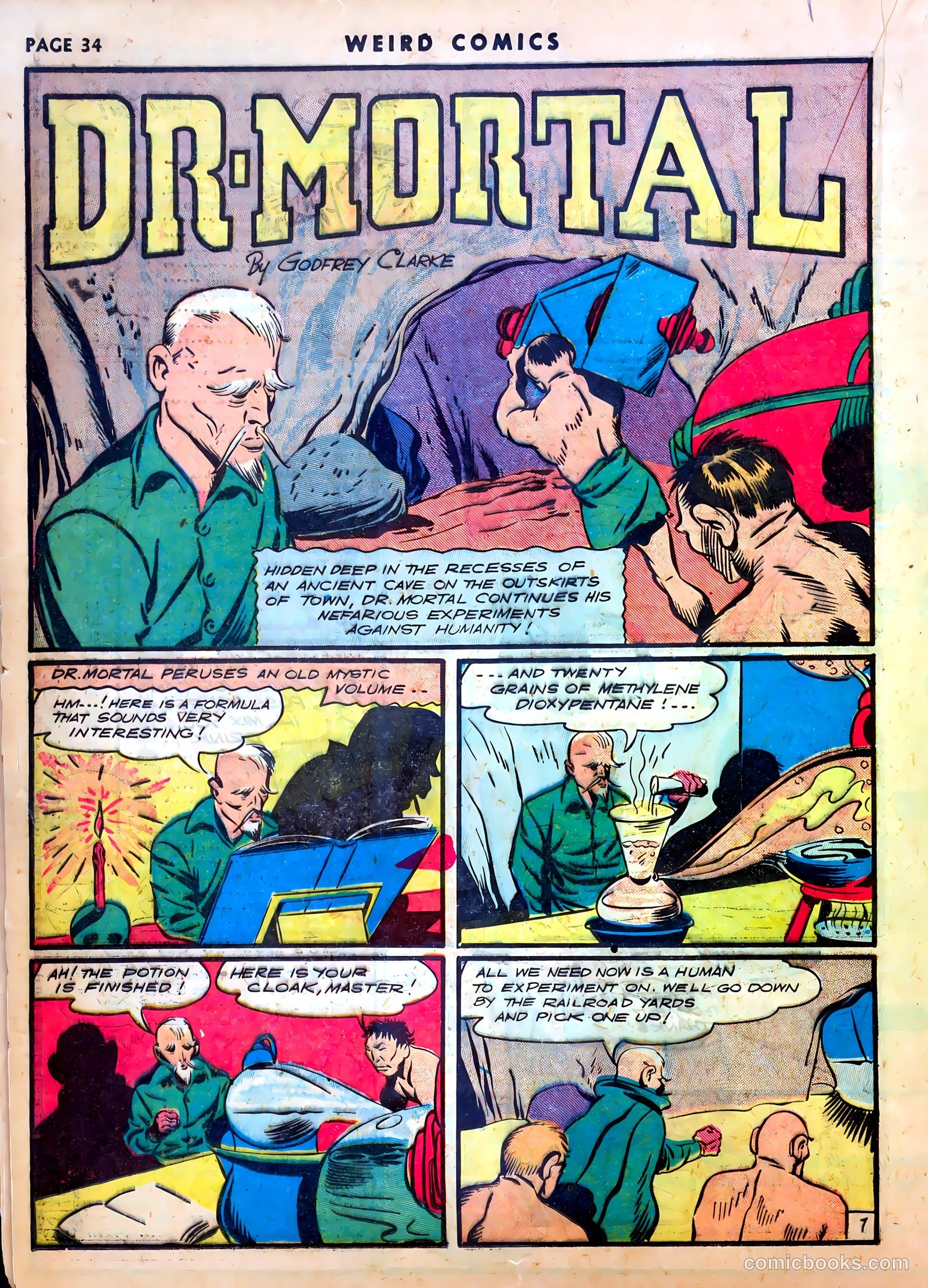 Weird Comics #15 (1941) — page 35 of 67